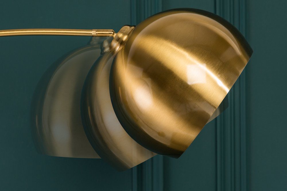 Modern · gold, · DEAL LOUNGE · Bogenlampe verstellbar 205cm Design Leuchtmittel, Metall riess-ambiente ohne Wohnzimmer