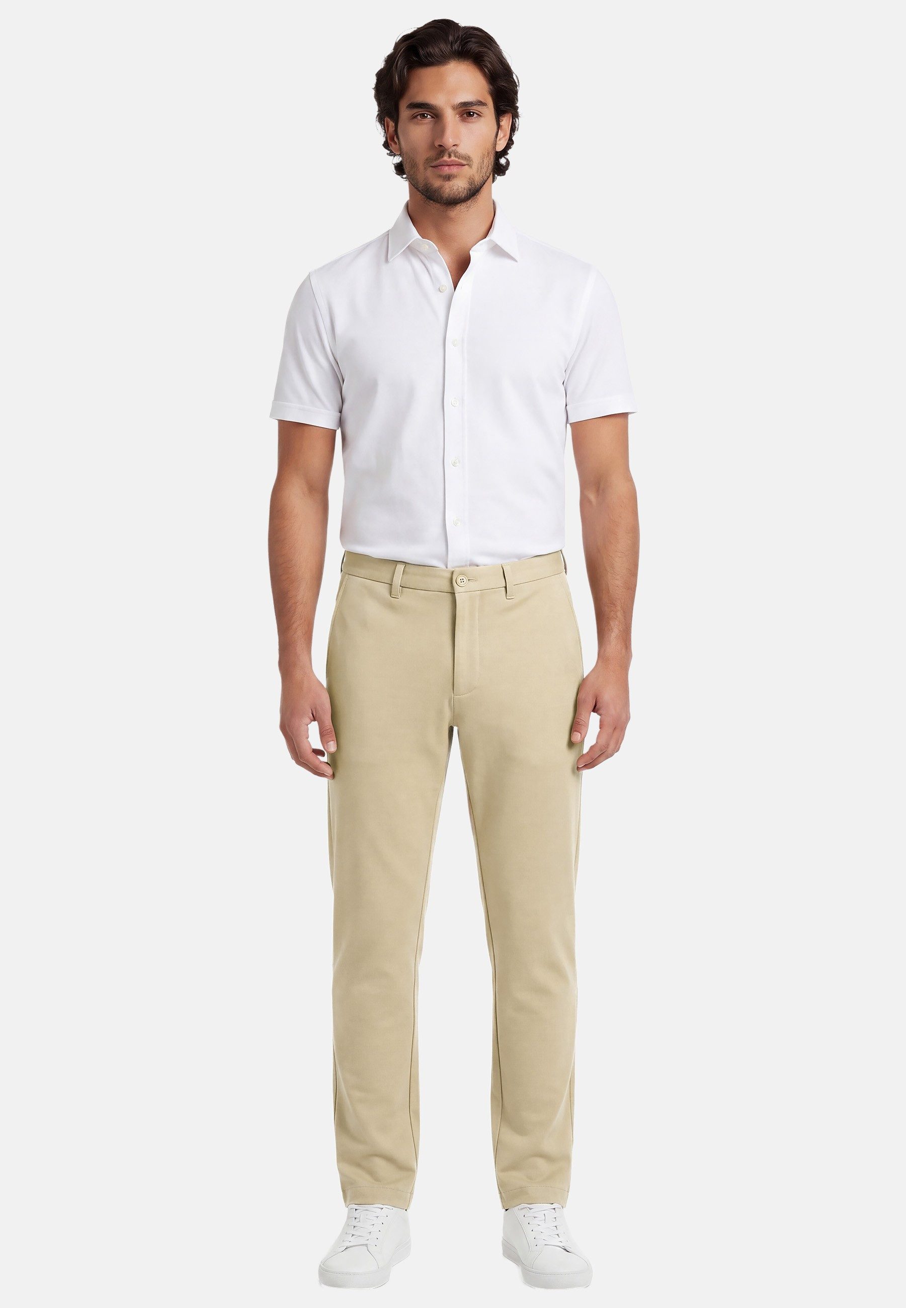 U.S. Polo Assn. Stoffhose USOliiver Herren Regular Fit mit Stretch Klassische Hose mit bequemem Sitz und modernem Look