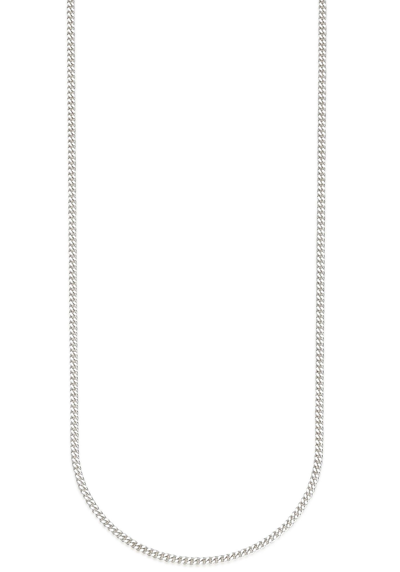Bruno Banani Panzerkette Schmuck Geschenk Silber 925 Halsschmuck Halskette 1,5 mm breit, Made in Germany