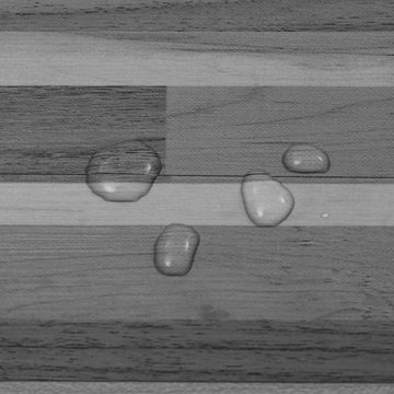 vidaXL Laminat PVC Laminat Dielen Selbstklebend 5,21m² 2mm Gestreift Grau Vinylboden