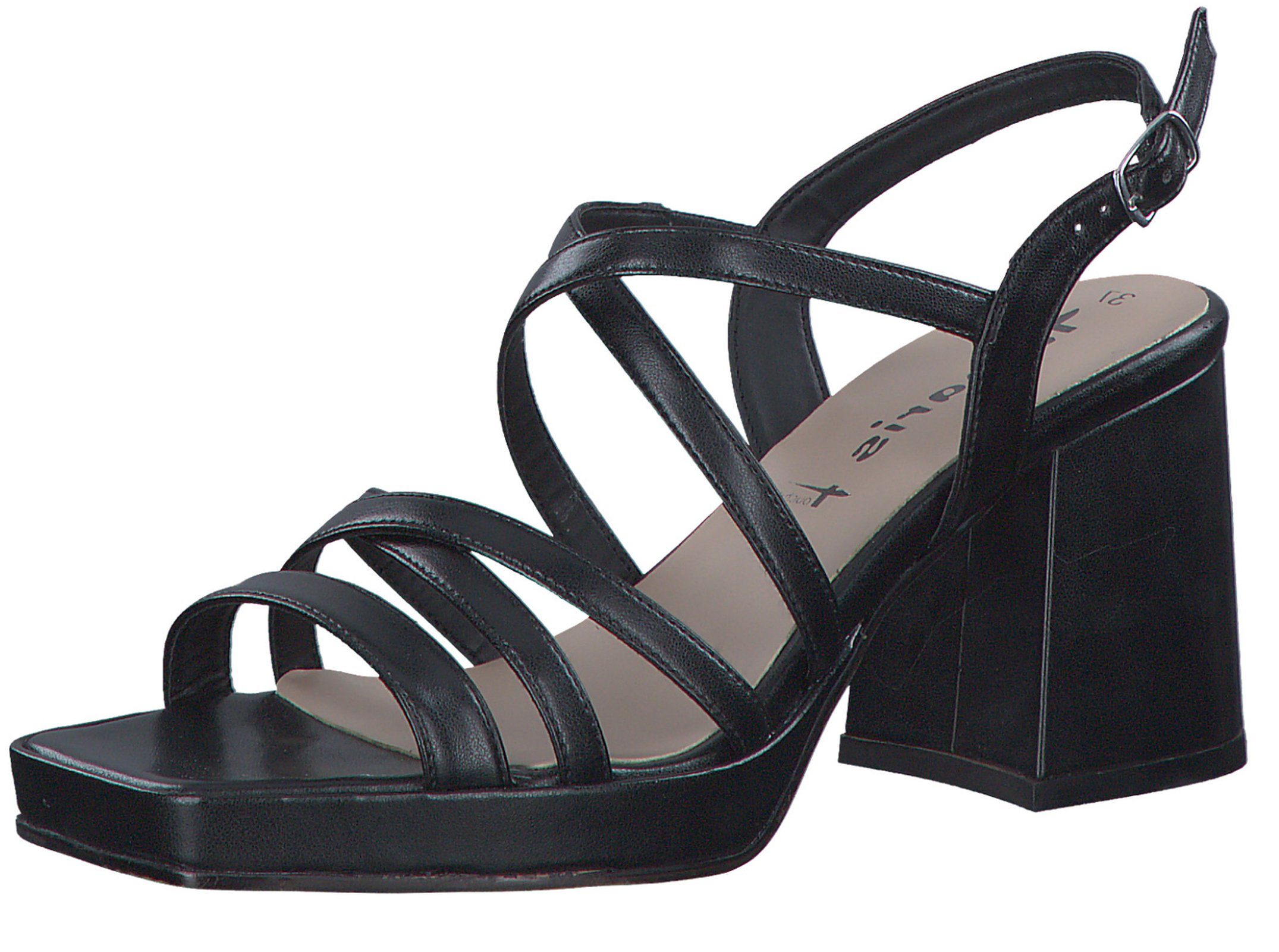 Tamaris 1-28366-20 020 Black Matt Sandale günstig online kaufen