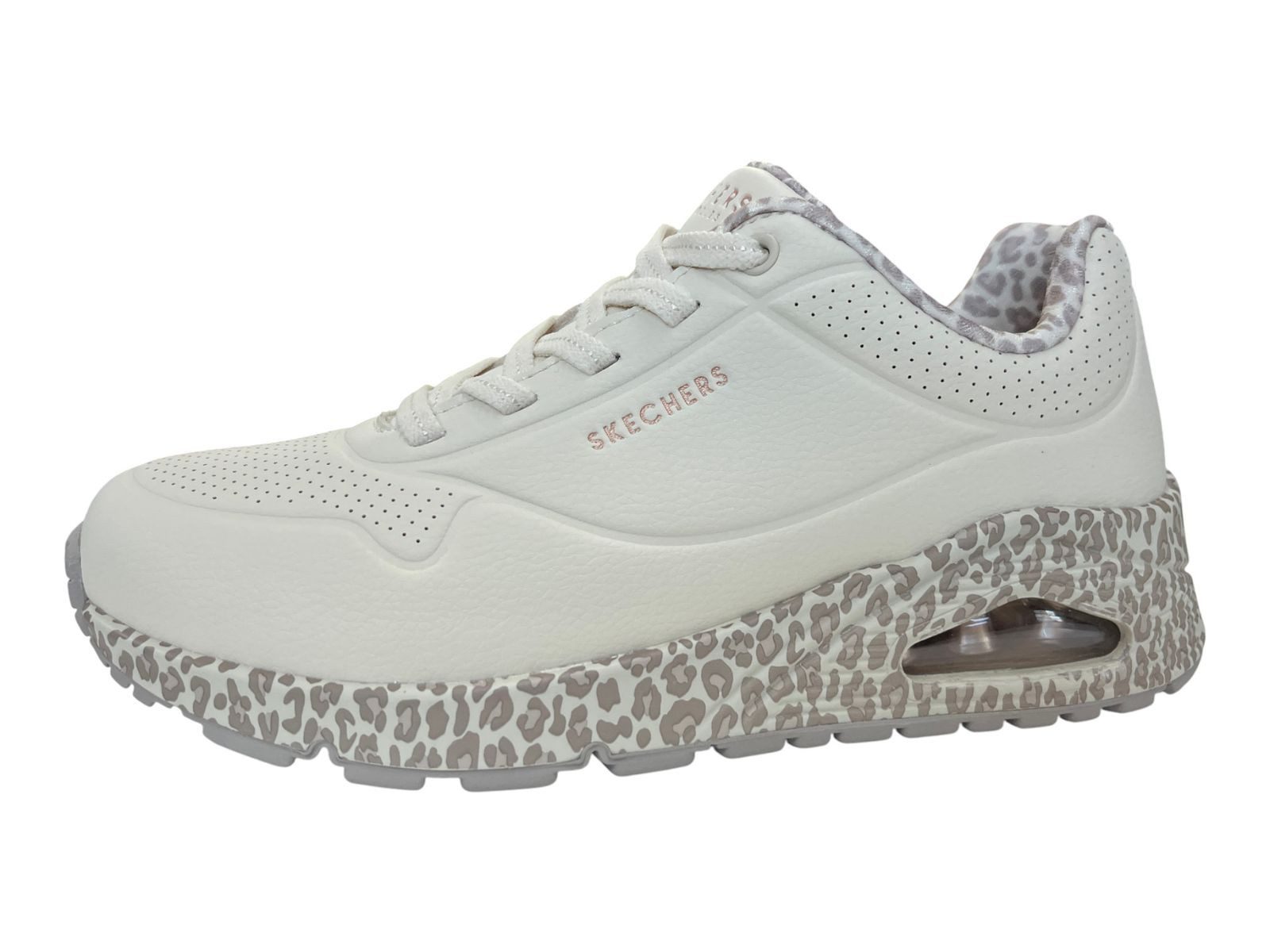 Skechers Skechers Damen Sneaker UNO-SAFARI TIME 155412/WHLD WHITE / LEOPARD günstig online kaufen