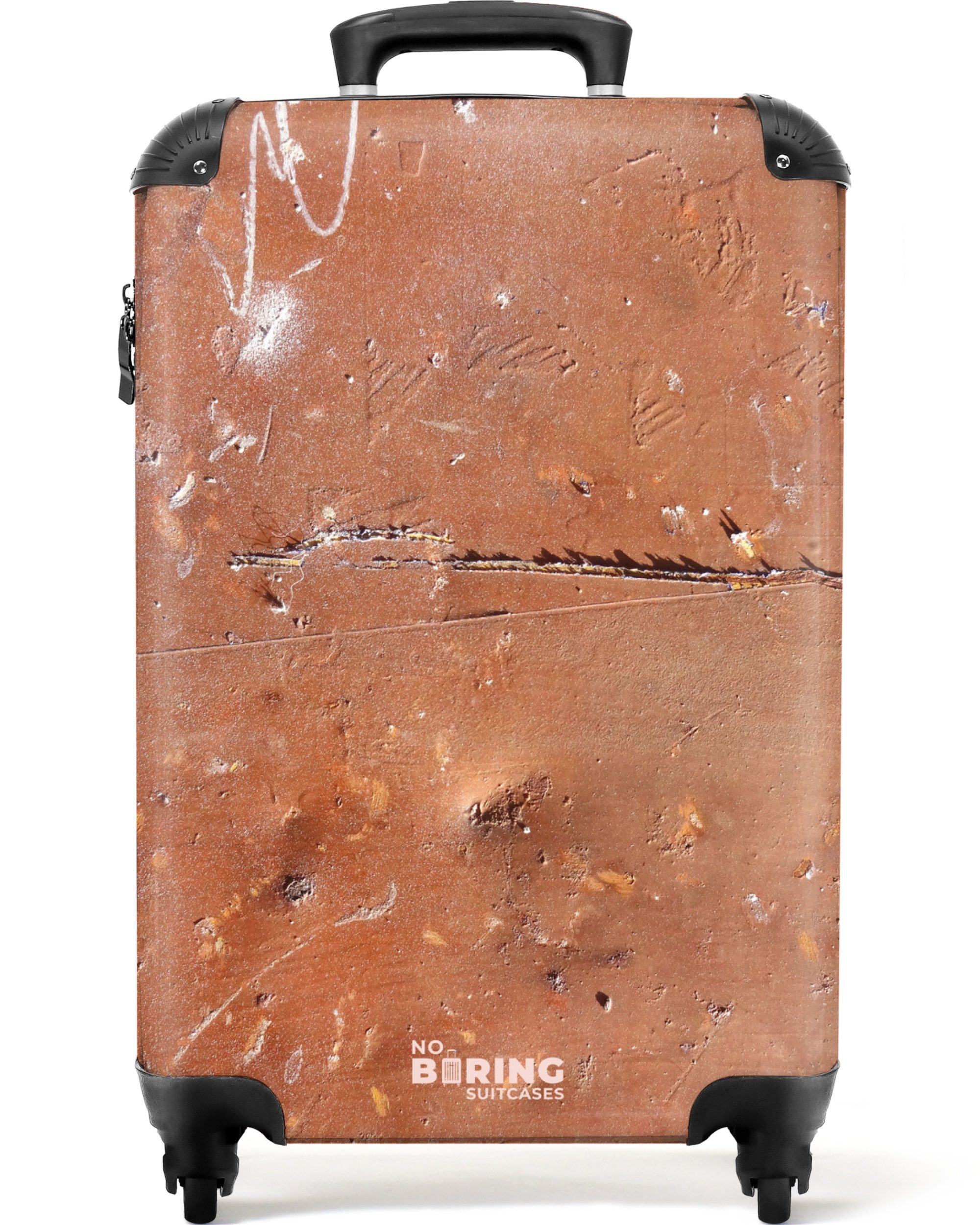 NoBoringSuitcases.com© Hartschalen-Trolley Beschädigtes Metall mit Kratzern günstig online kaufen