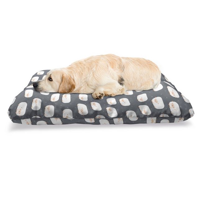 Abakuhaus Hundematratze “beissfestes Kissen für Hunde und Katzen mit abnehmbaren Bezug”, Schaf Bedtime Childish Design-Lämmer