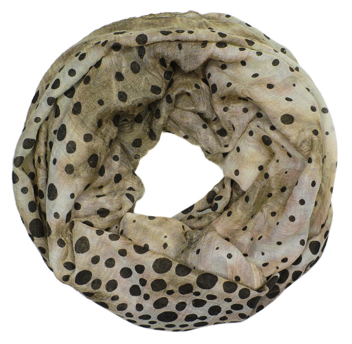 dy_mode Loop Loopschal Gepunktet für Damen in Vintage Optik Schlauchschal C günstig online kaufen