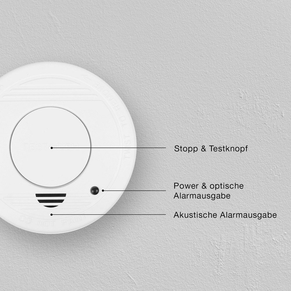 smartwares Smartwares RM250 Rauchwarnmelder batteriebetrieben (x H) 100 mm x Rauchmelder