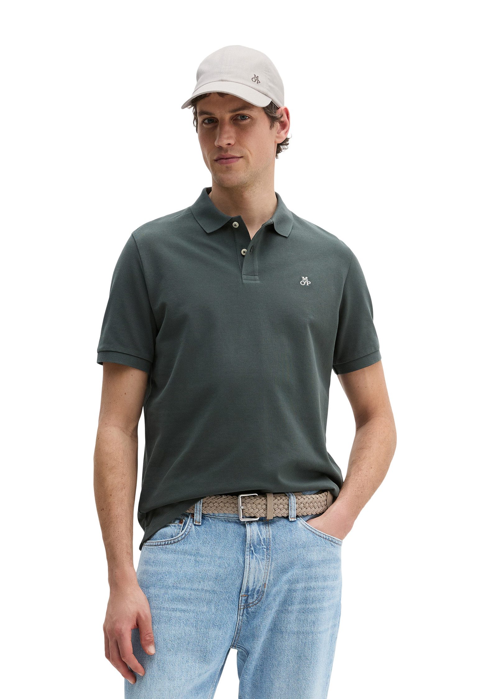 Marc O'Polo Poloshirt mit kleiner Label-Stickerei günstig online kaufen