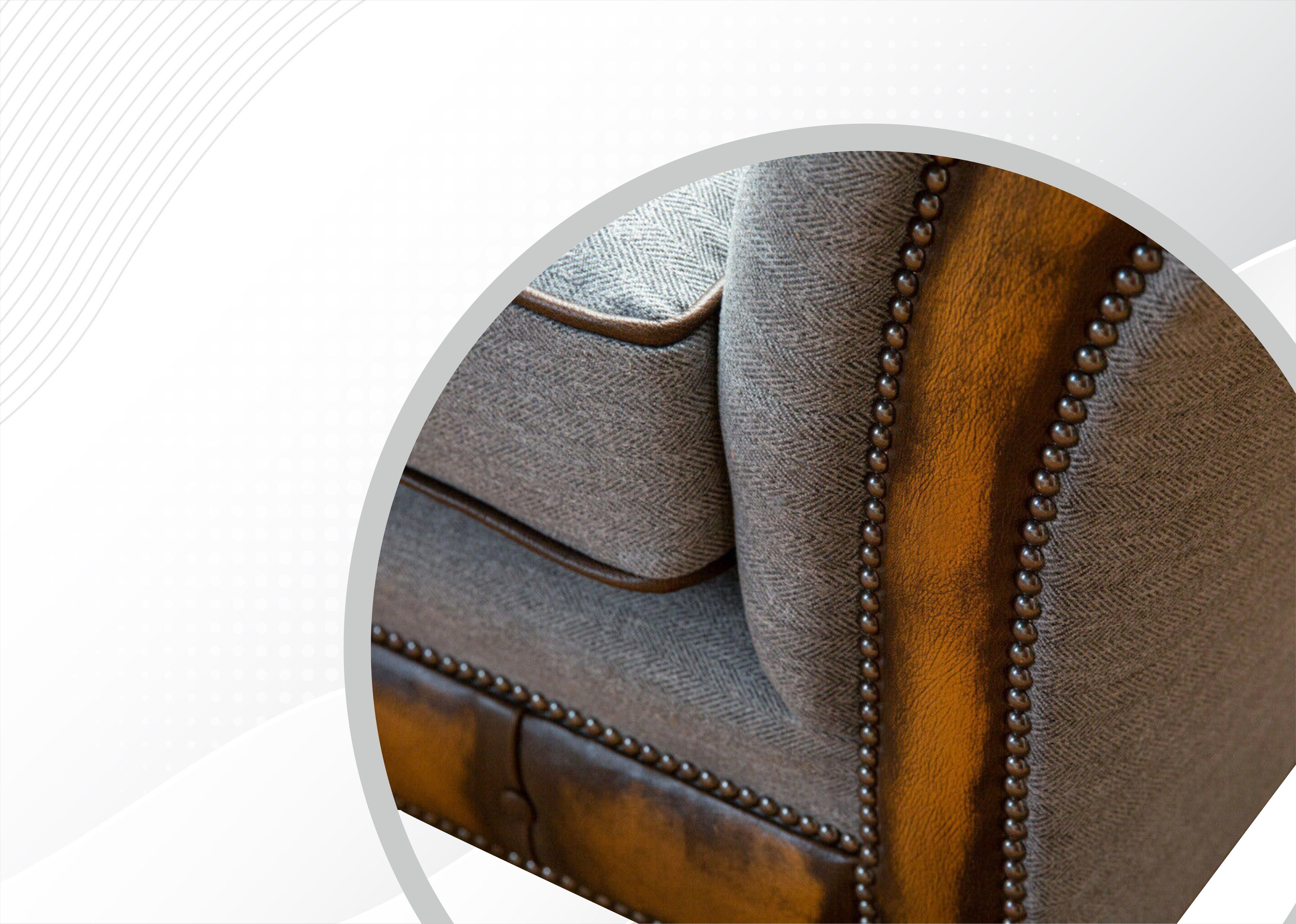 JVmoebel Chesterfield-Sofa, Chesterfield 225 Design Couch 3 cm Sofa Sitzer
