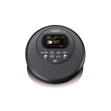 Lenco CD-500 Portabler CD-Player mit DAB+ Radio BT Akku CD-Player (Bluetooth, UKW Radio)