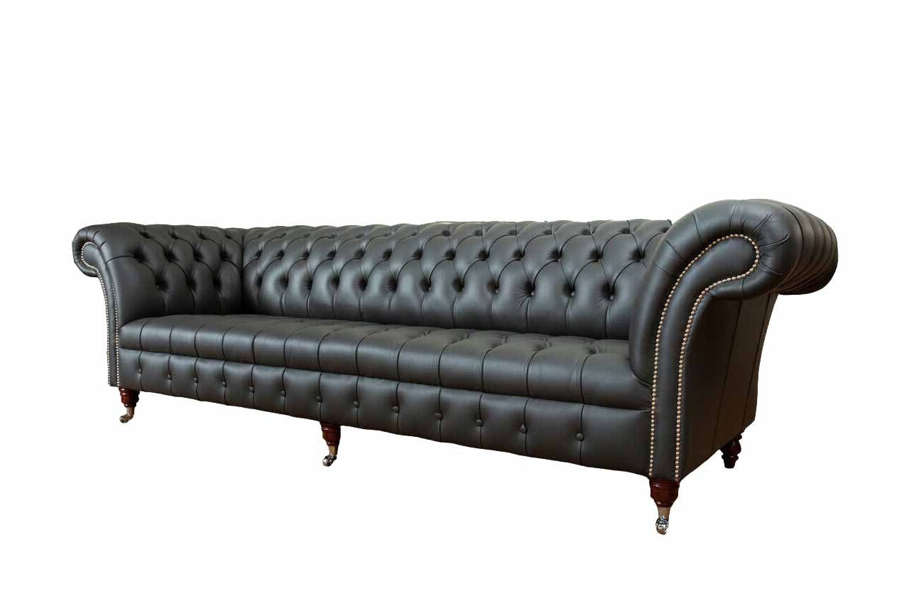 Sofas Wohnzimmer Couch Sitzer Klassisch Design 4 Chesterfield Sofa Chesterfield-Sofa, JVmoebel