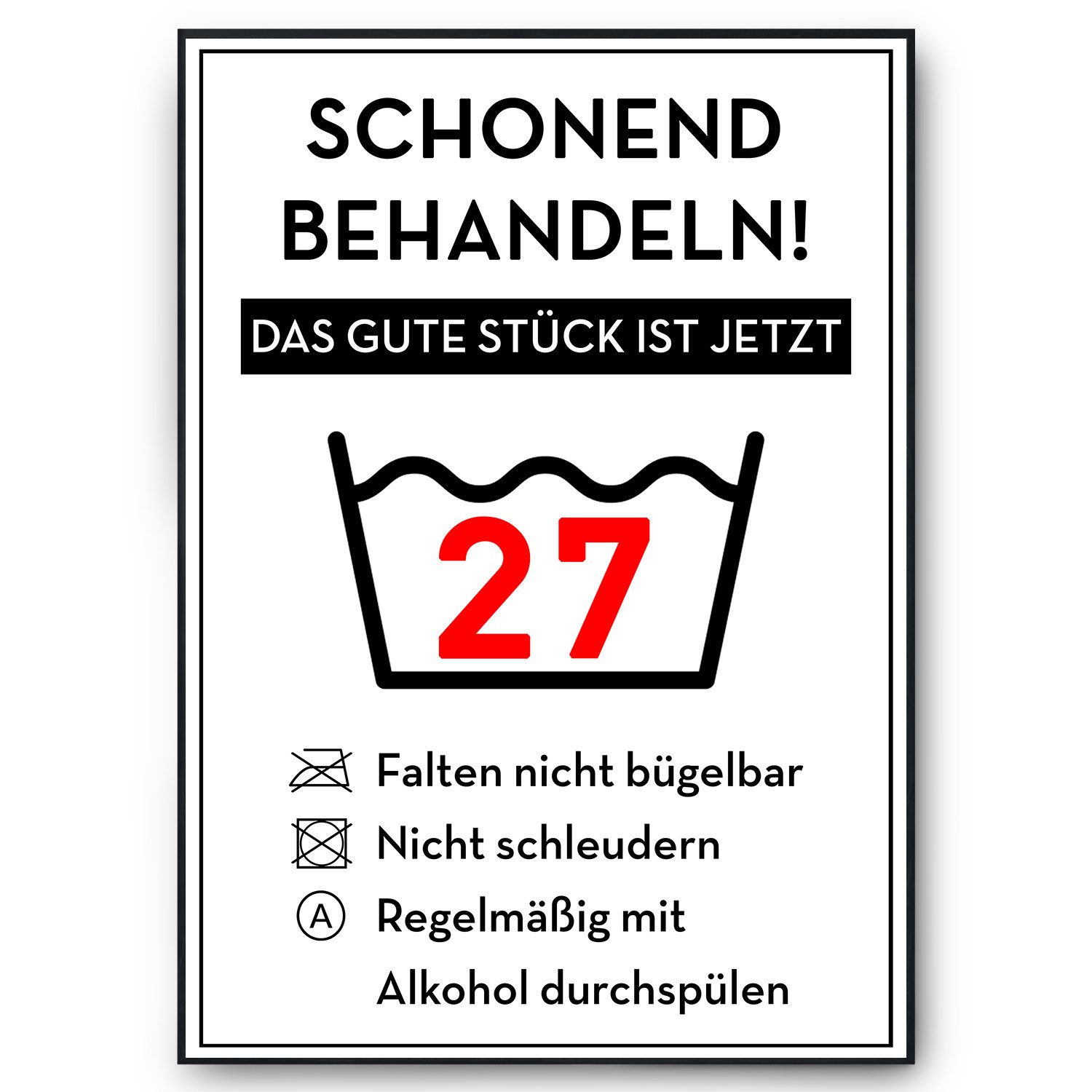 Tigerlino Poster Geburtstag Geschenk Urkunde Lustig günstig online kaufen
