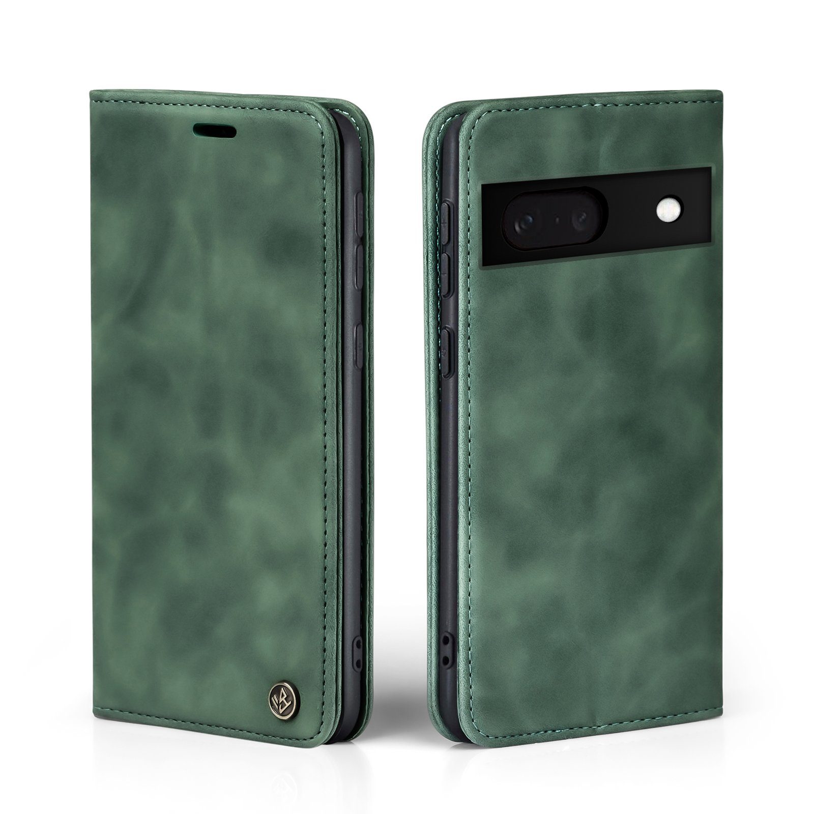 Tec-Expert Handyhülle Tasche Hülle für Google Pixel 7a 6.1 Zoll, 6.1, Cover Klapphülle Case mit Kartenfach Fliphülle aufstellbar
