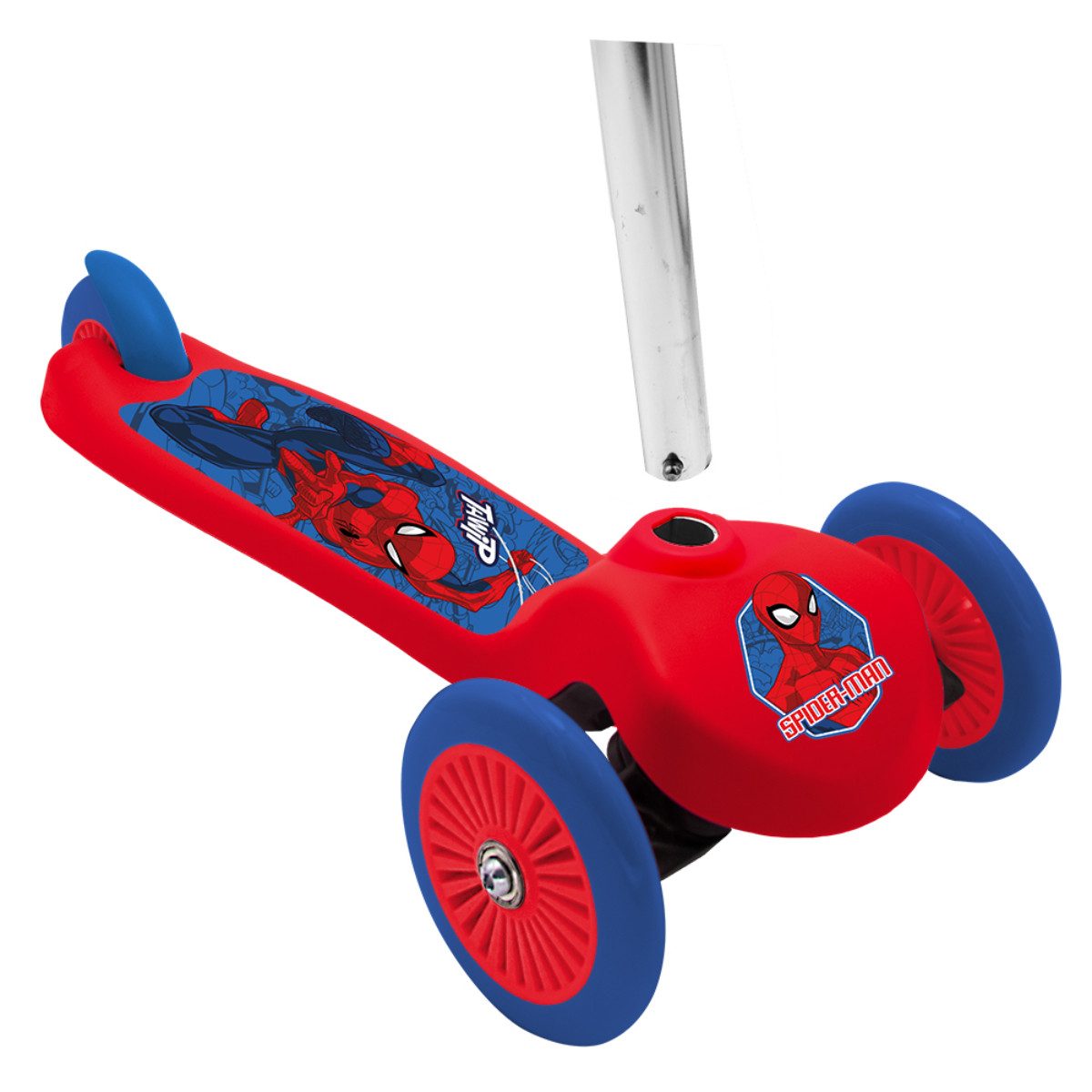 Seven Polska Dreirad Spiderman 3 Wheels Scooter Kinder Balance Roller mit Bremse