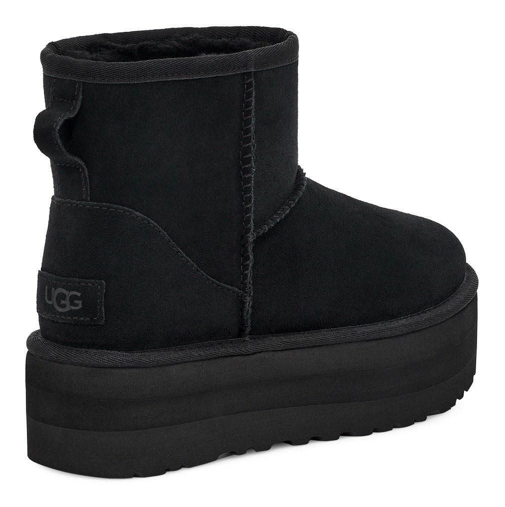 UGG Classic Mini Platform Plateaustiefelette, Winterboots, Plateau Stiefel, Schlupfstiefel zum Schlupfen