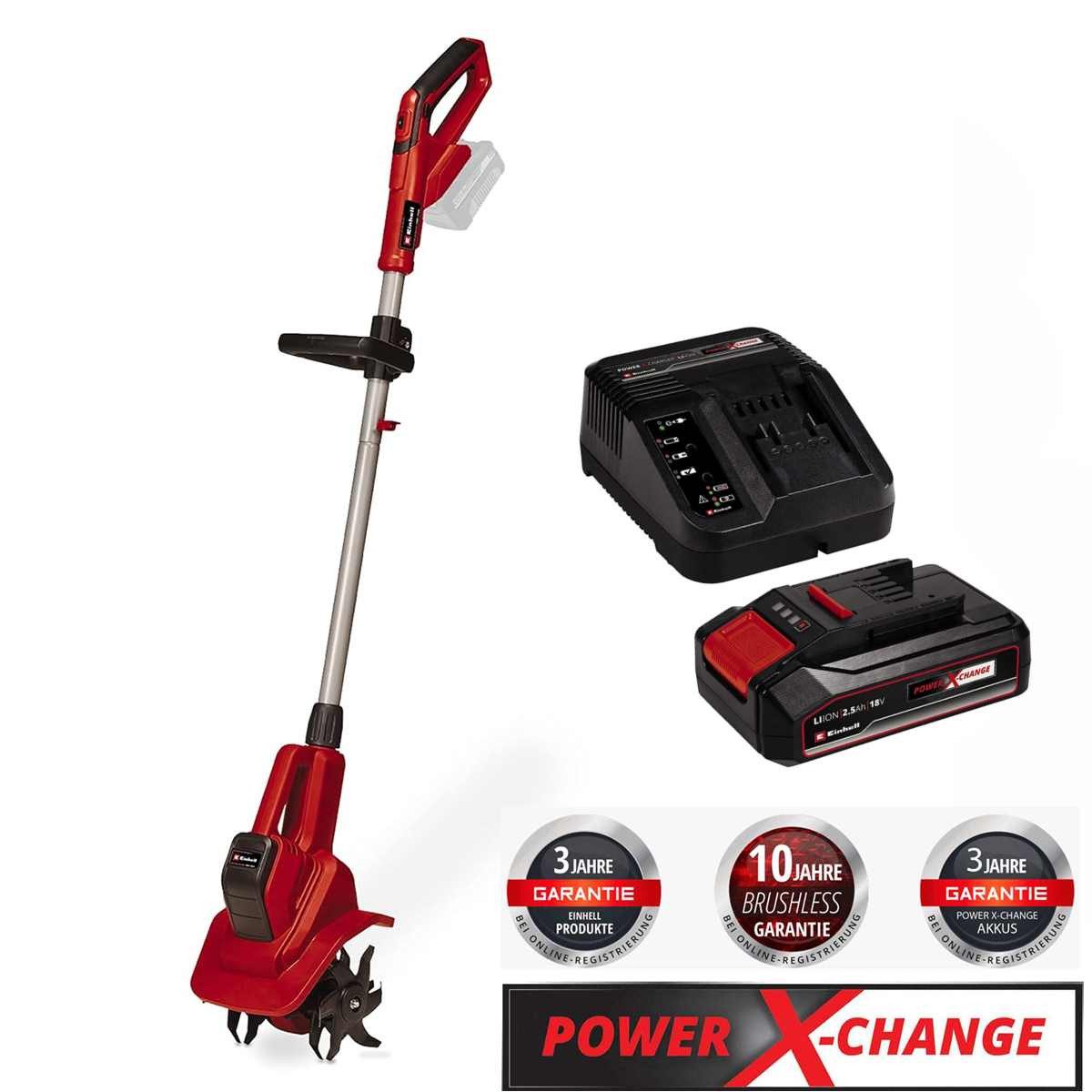 Einhell Akku-Motorhacke Akku-Bodenhacke GE-CR 18/20 Li günstig online kaufen