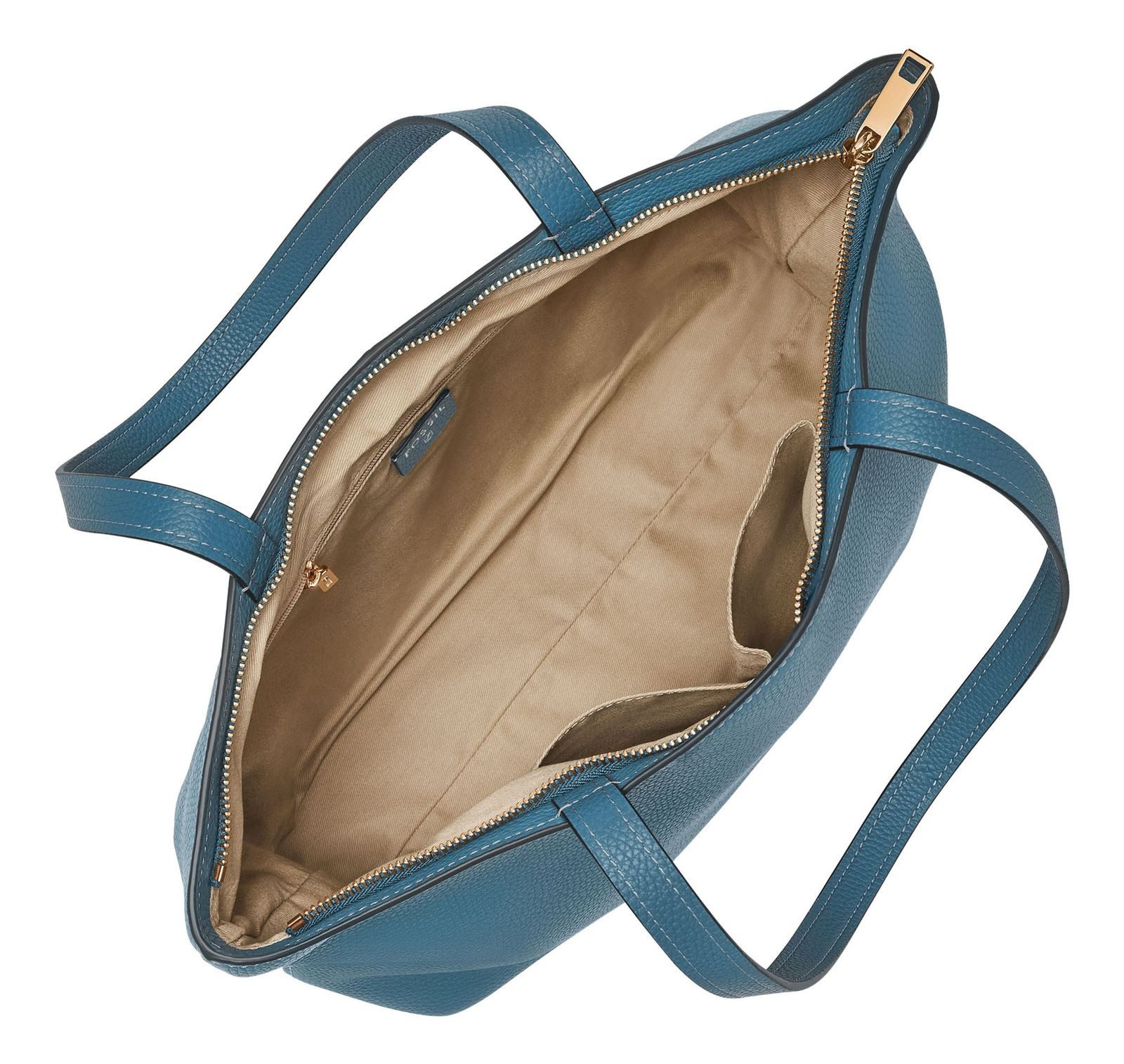 Fossil Schultertasche Top Zip Tote, aus echtem Rindsleder