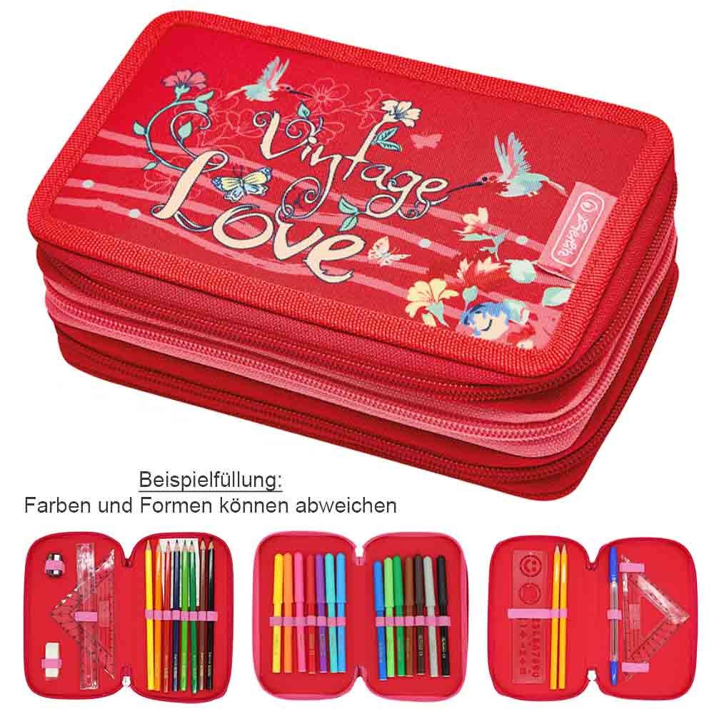 Federmäppchen Herlitz TriCase 31-teilig