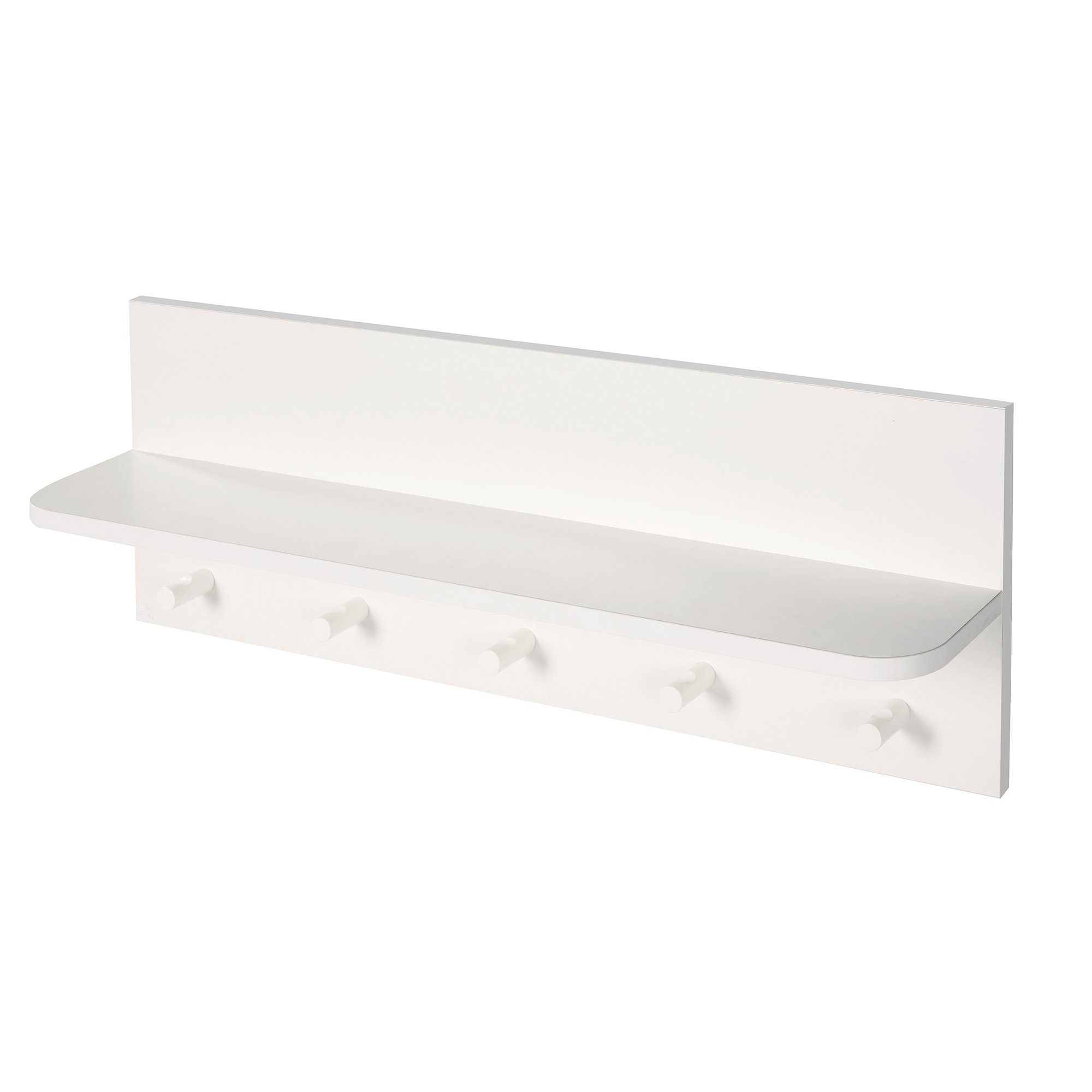 roba® Wandgarderobe Universal, Ablage mit 5 Haken