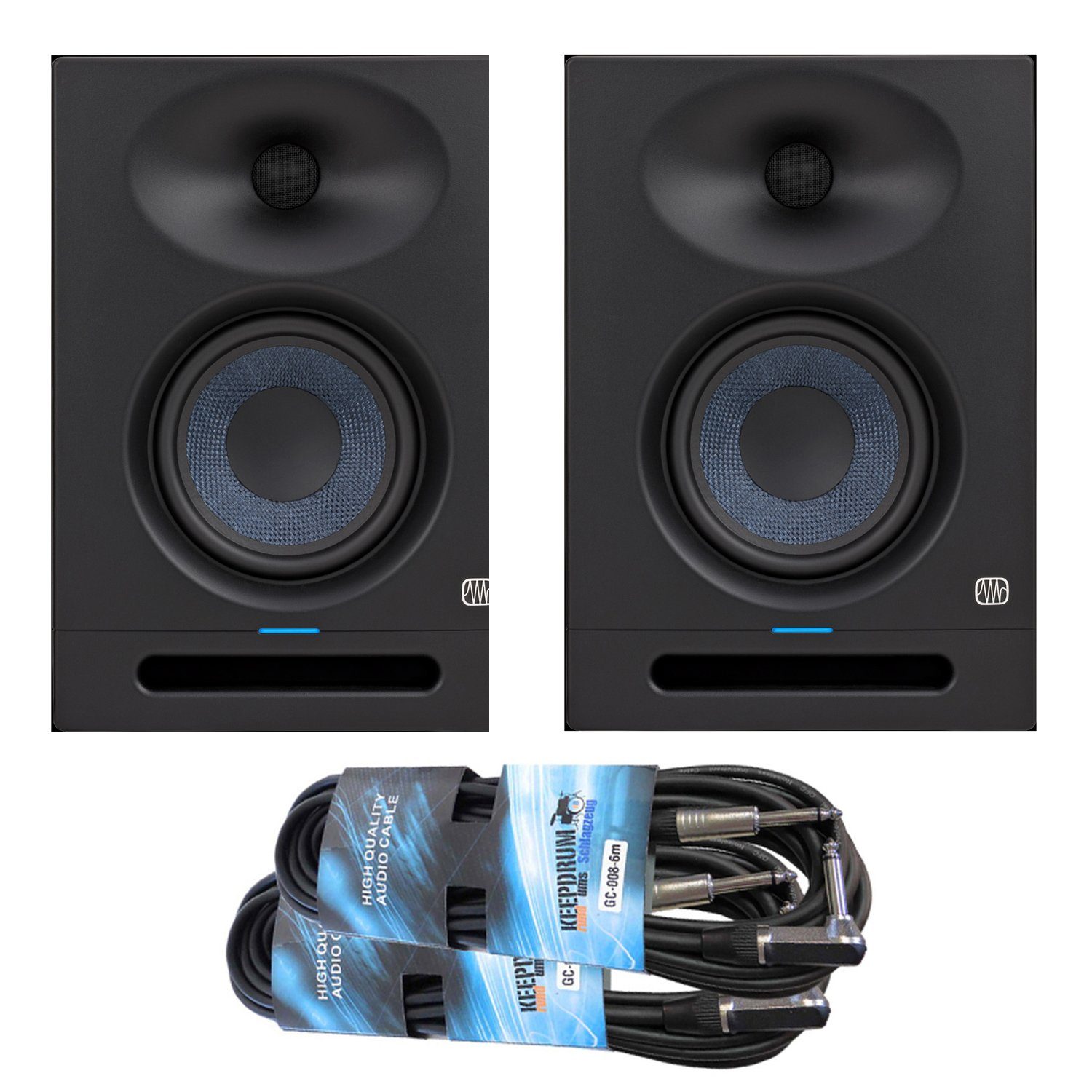 Paar, Klinkenkabel) Presonus 160 mit PC-Lautsprecher 5 (1 Studio Boxen 2x Eris W,