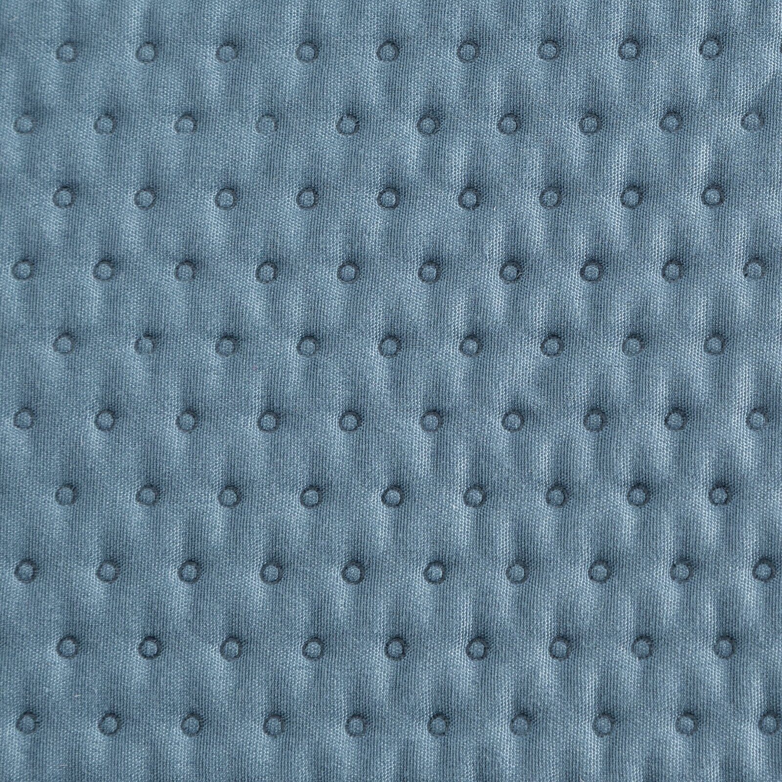 Design91 Tagesdecke BELLA RÜSCHE, Bettüberwurf mit Rüschen, elegante Tagesdecke, weiche Struktur
