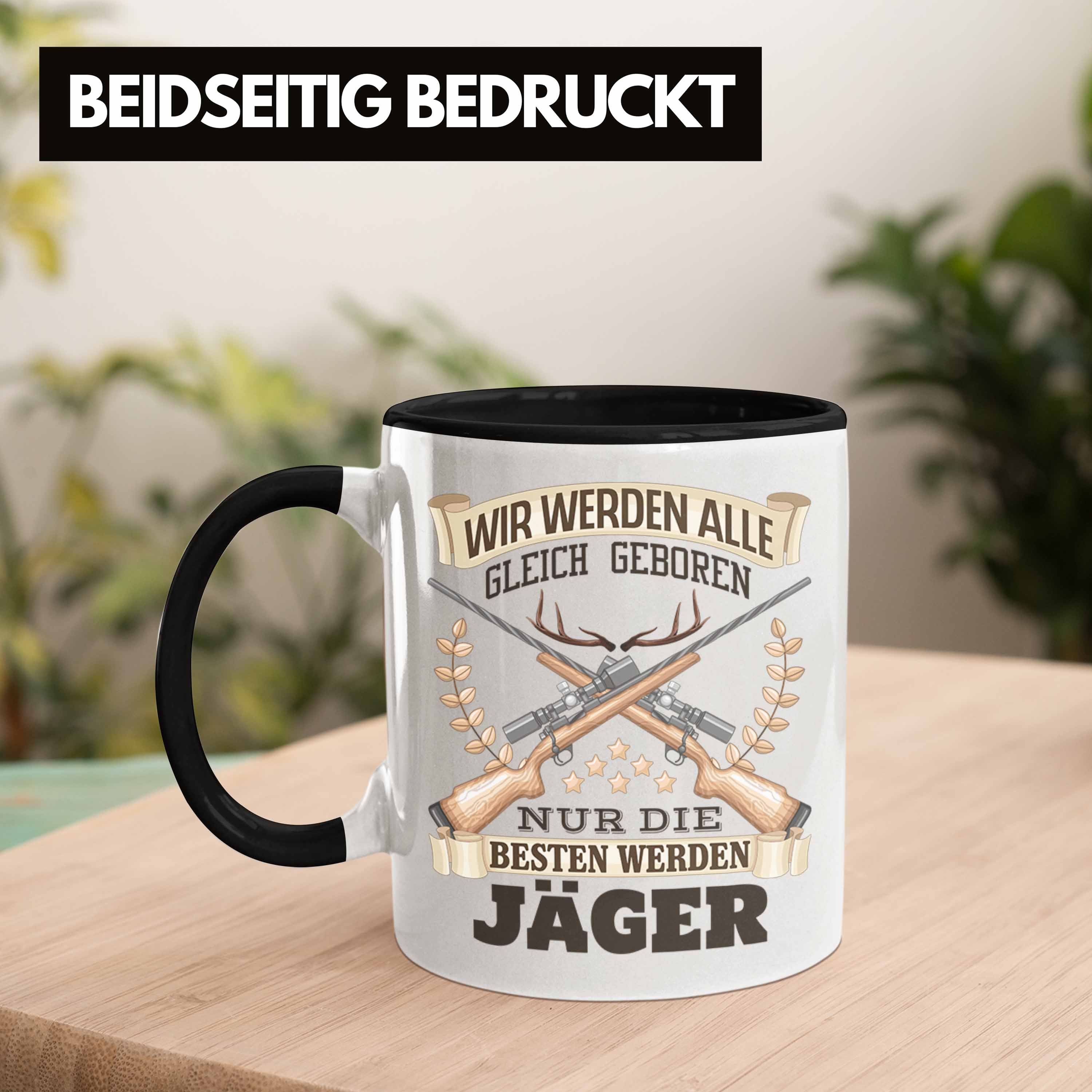 Tasse Jäger Bester Tasse Schwarz Geschenk Spruch Jäger Jagd Trendation