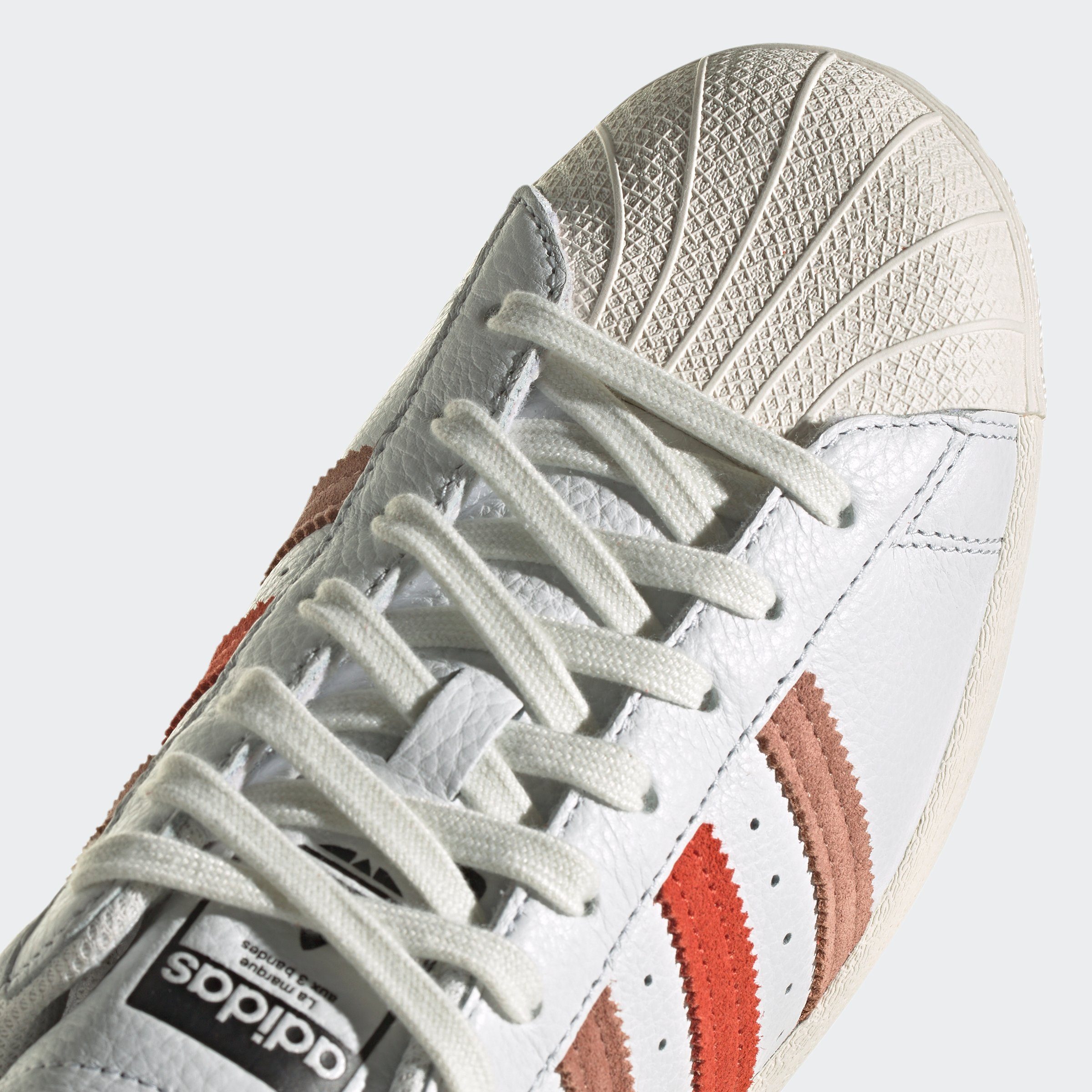 Sneaker SUPERSTAR / adidas Crystal Strata Clay / White Originals Red Preloved