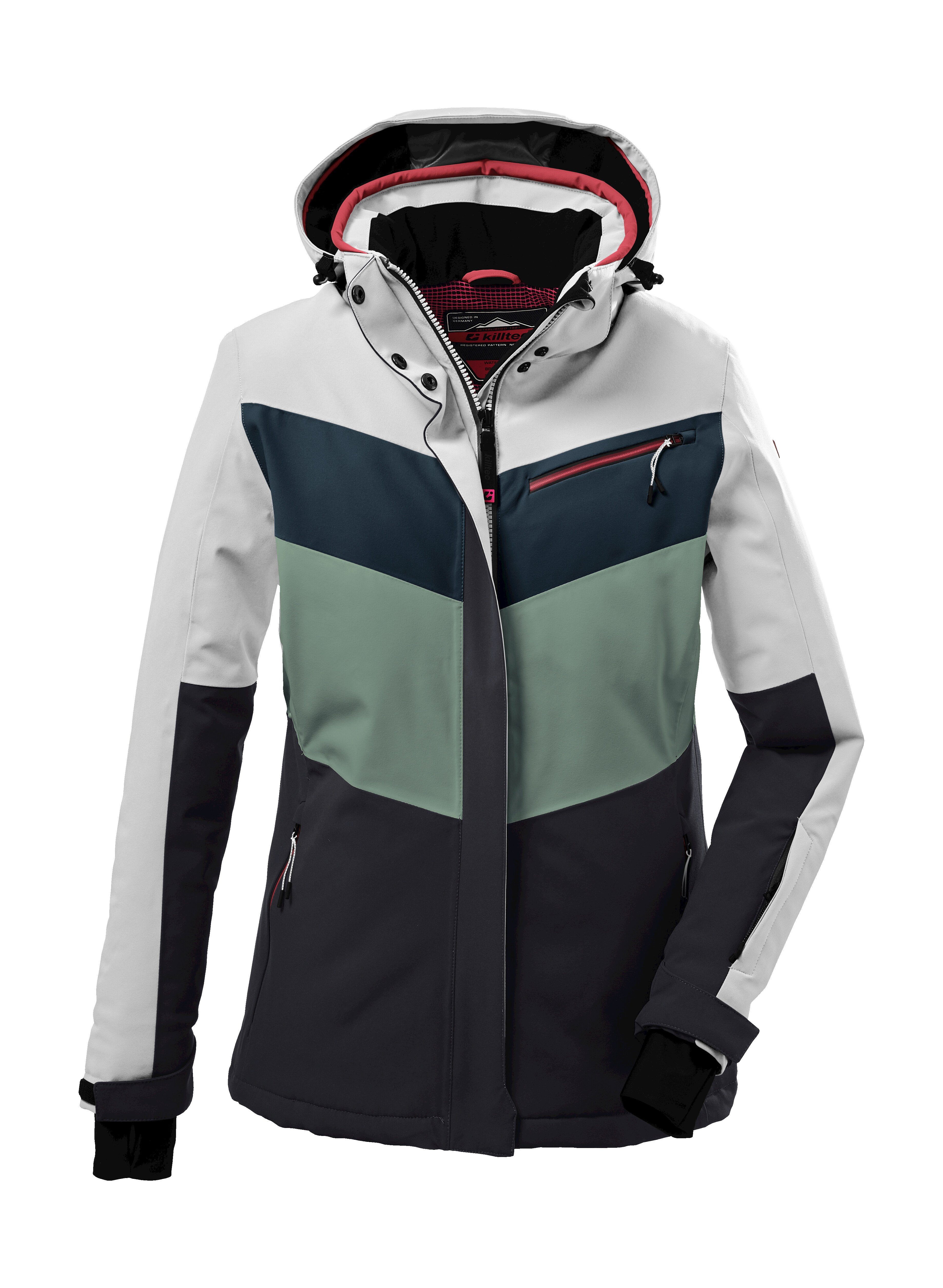 Killtec Skijacke KSW 253 WMN SKI JCKT Damen Skijacke: wasserdicht, atmungsaktiv, abnehmbare Kapuze