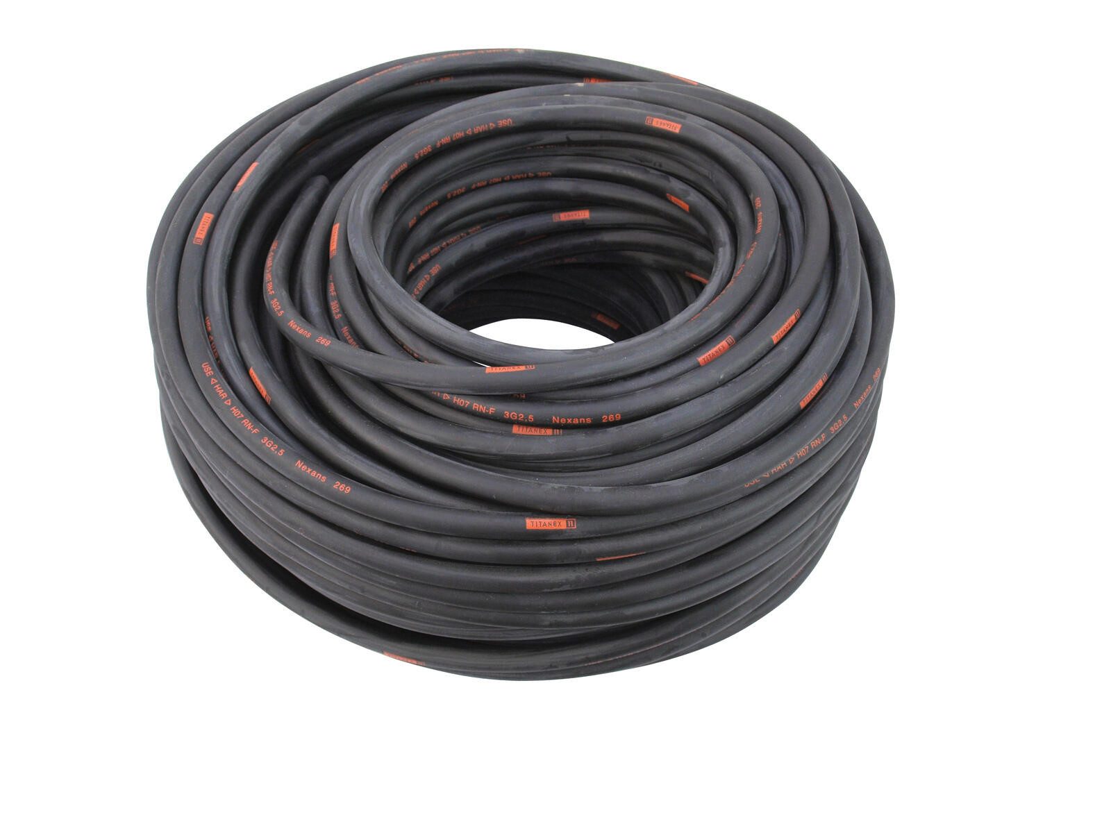 Titanex TITANEX Stromkabel 3x2,5 100m H07RN-F Stromkabel, (10000 cm)