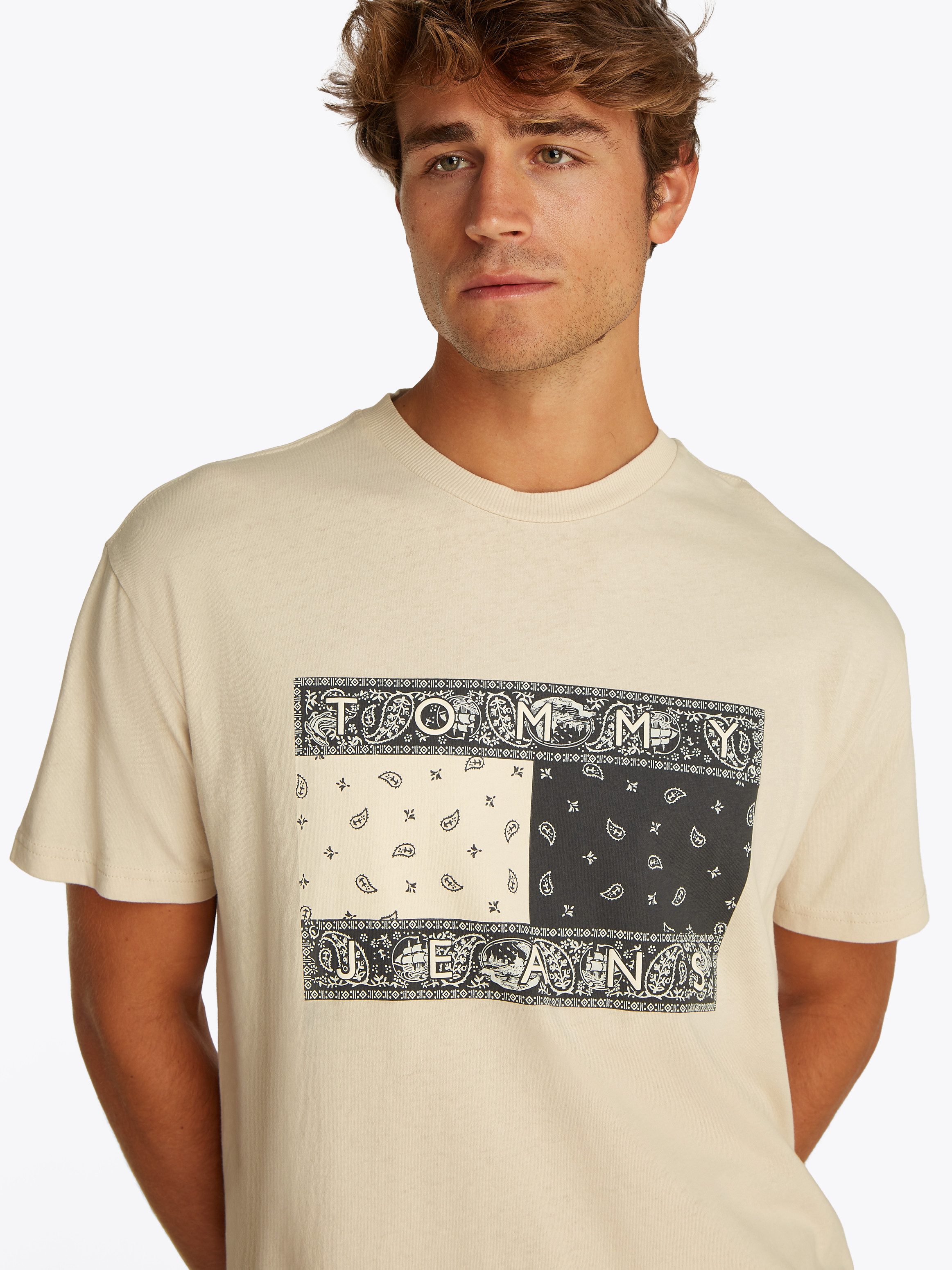 Tommy Jeans T-Shirt TJM RLX PAISLEY günstig online kaufen