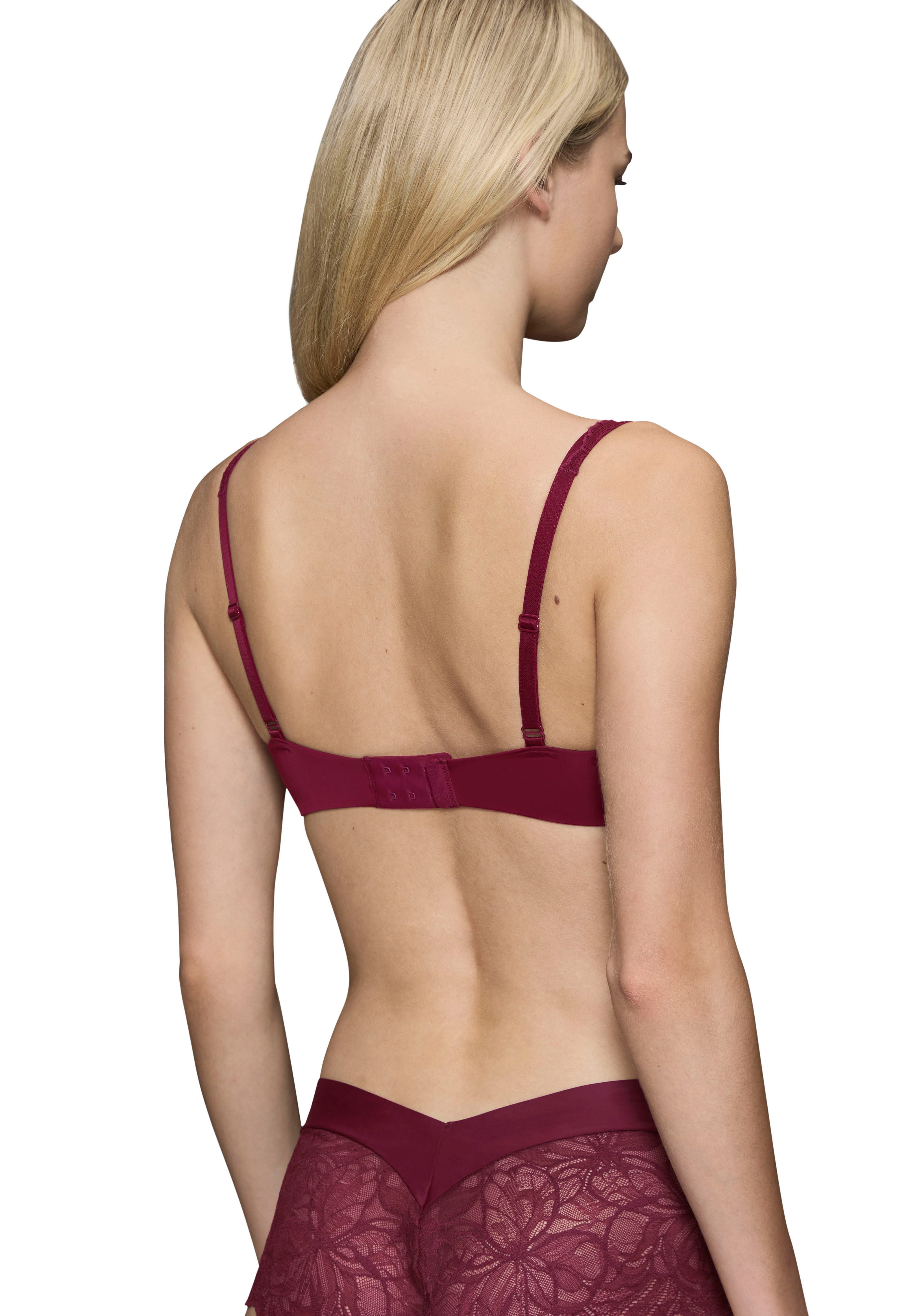 Triumph Balconette-BH Body Make-Up Illusion Lace feine feminine Stretch-Spitze, Microfaser, verstellbare Träger – Bild 4 von 5