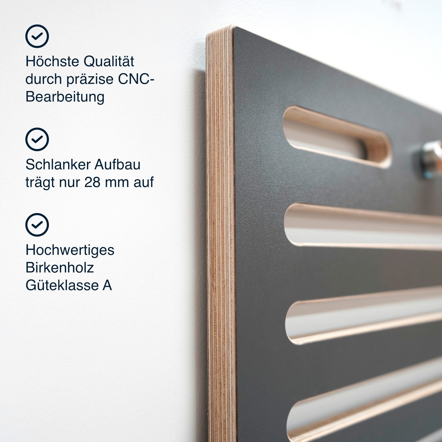 Max Fitness Faszienrolle Faszienrollen Trainer - Anwendung im Stehen, 1er Set, LeanBoard PickUp 2 Rollen Montageset Ratgeber, Halterung gegen Verrutschen, verstellbares LeanBoard mit Rollen