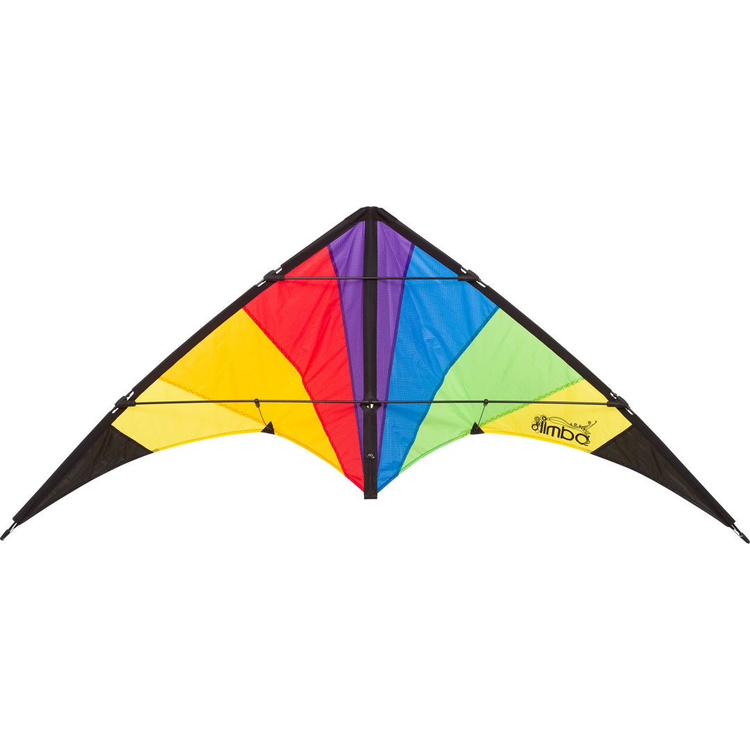 HQ Flug-Drache HQ Lenkdrachen Limbo II Classic Rainbow R2F