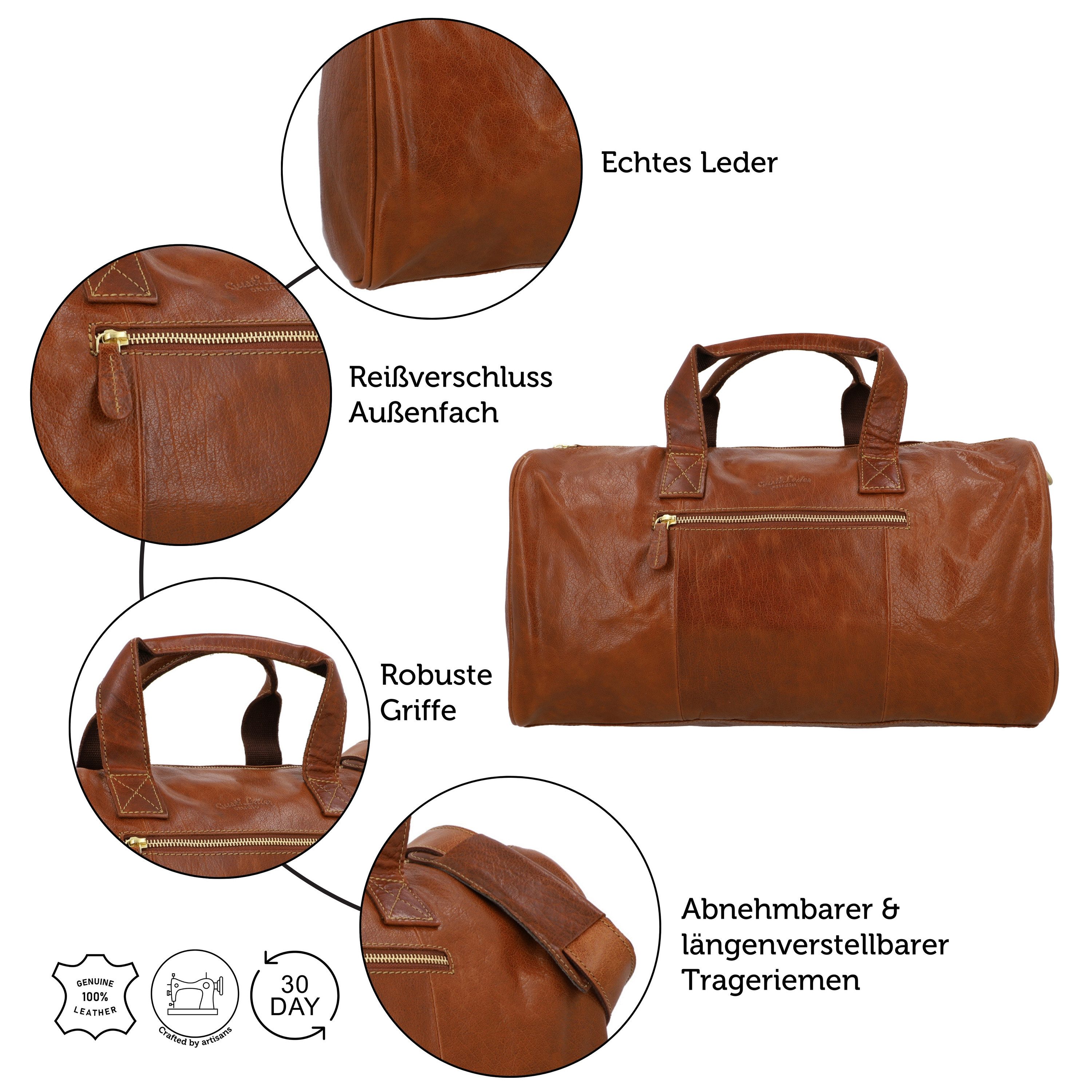 Gusti Leder Reisetasche Gusti Leder Reisetasche Hall (1-tlg)