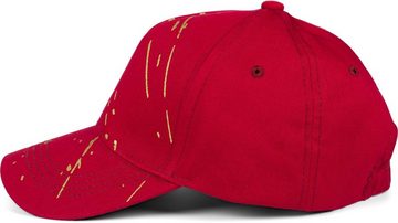 styleBREAKER Baseball Cap (1-St) Baseball Cap mit goldenen Farbspritzern
