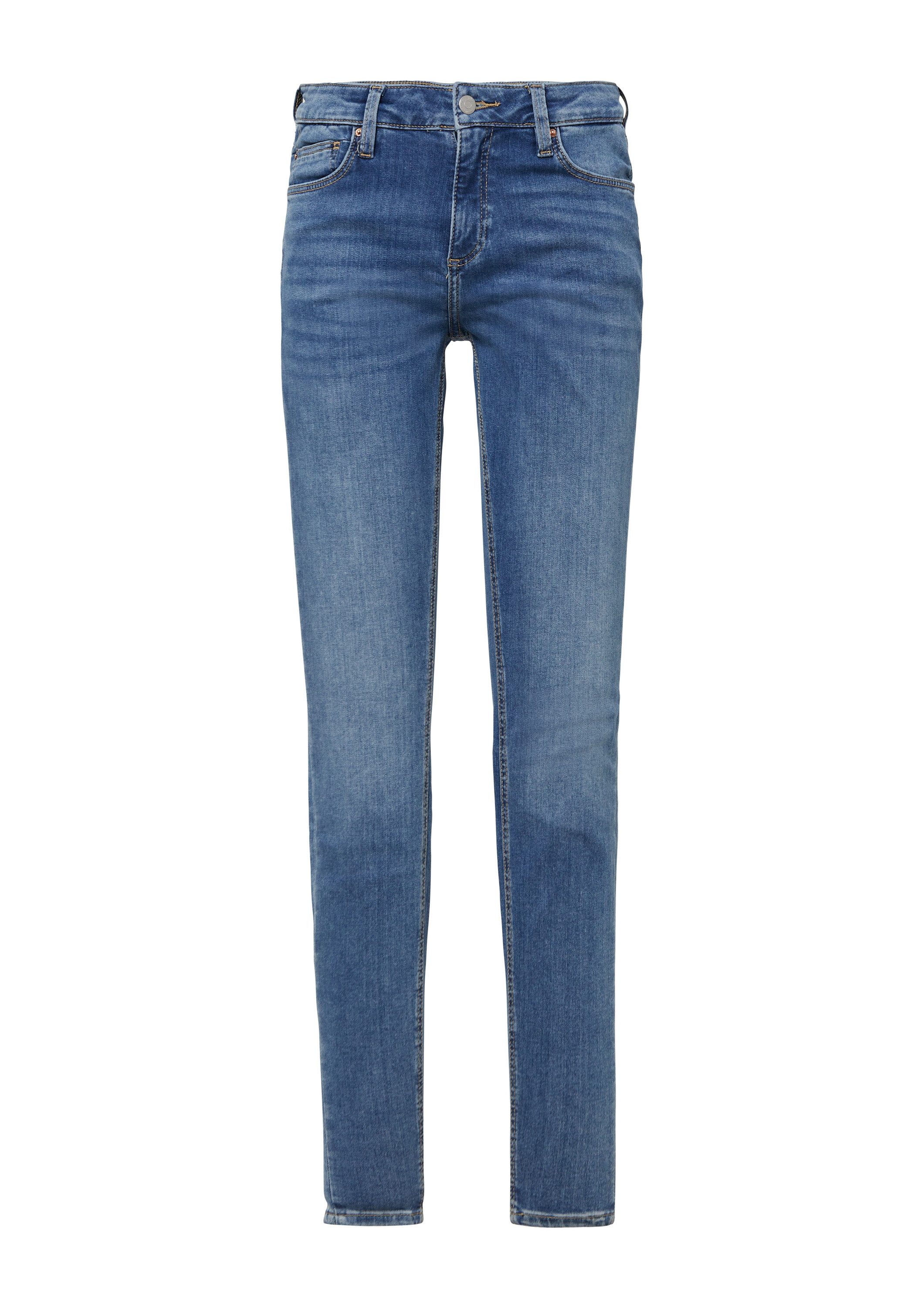 QS Skinny-fit-Jeans Jeans-Hose SADIE Jeans Sadie / Skinny Fit / Mid Rise / günstig online kaufen