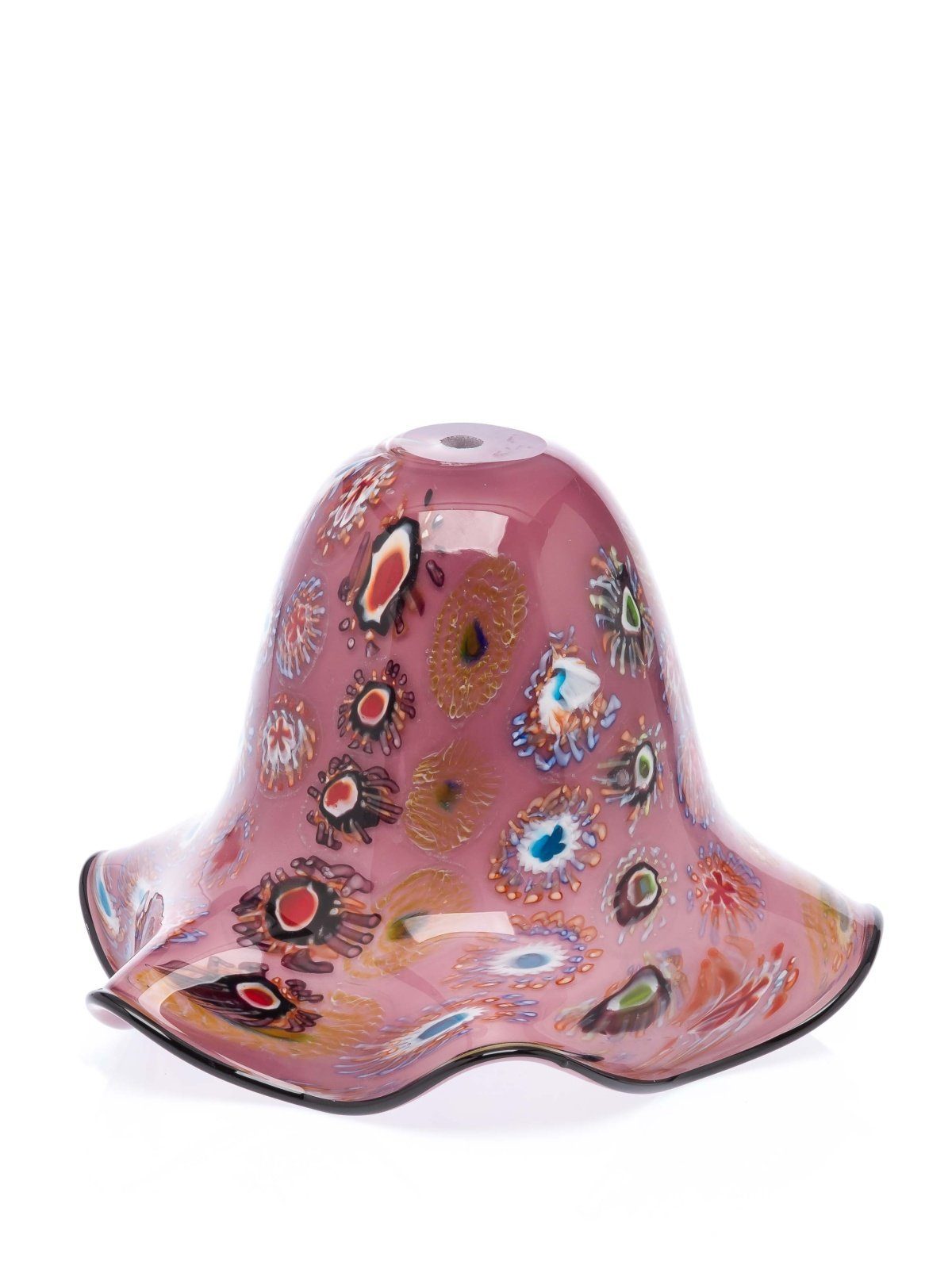 Aubaho Dekoobjekt Lampenschirm Tischlampe Lampe Glas Glasschirm Murano Stil glass lampsh