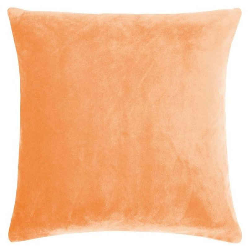 Kissenhülle Pad Kissenhülle Samt Smooth Soft Orange (50x50cm), PAD