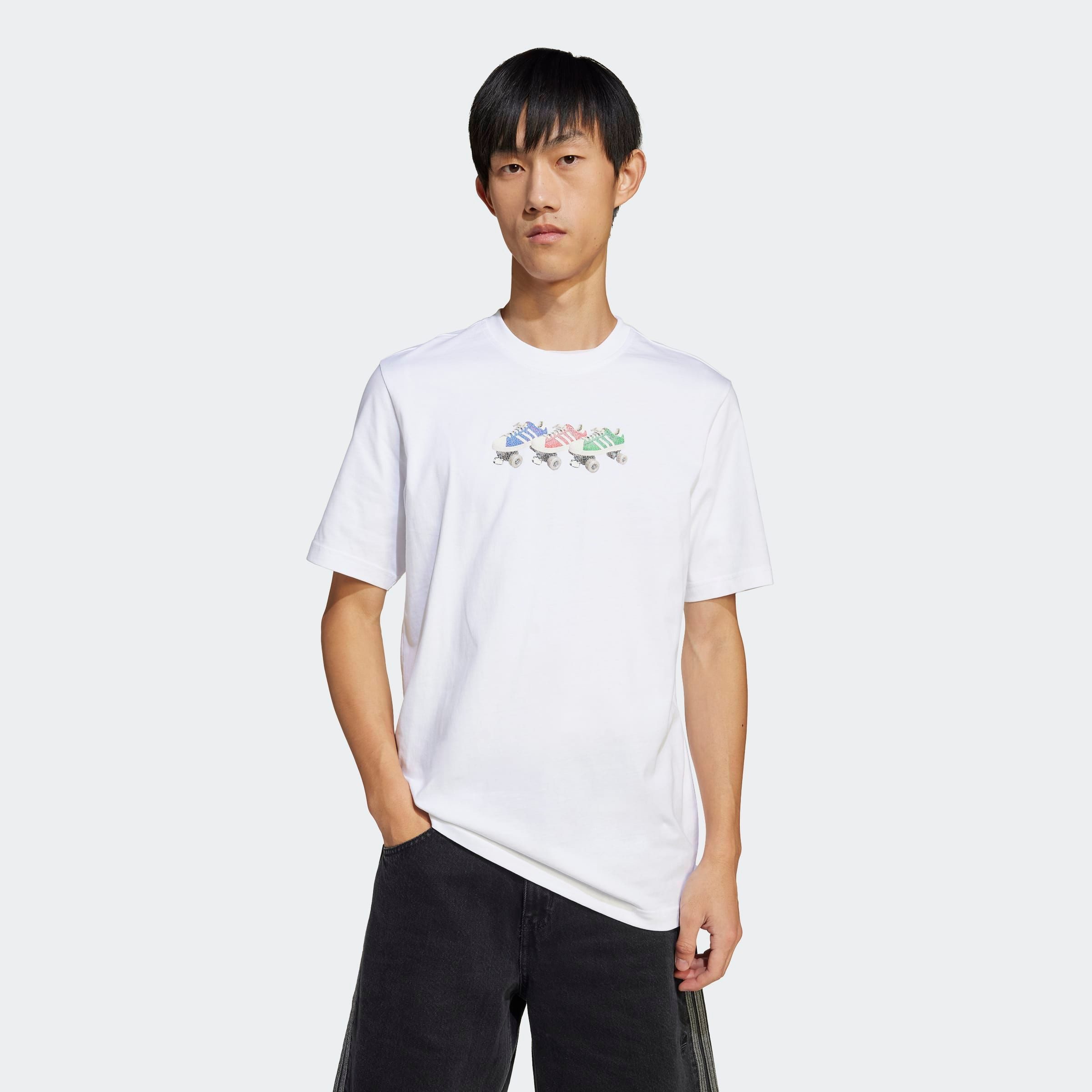 adidas Originals T-Shirt Q12 TS ROLLER sportlicher Stil, mit Grafikmotiv, a günstig online kaufen