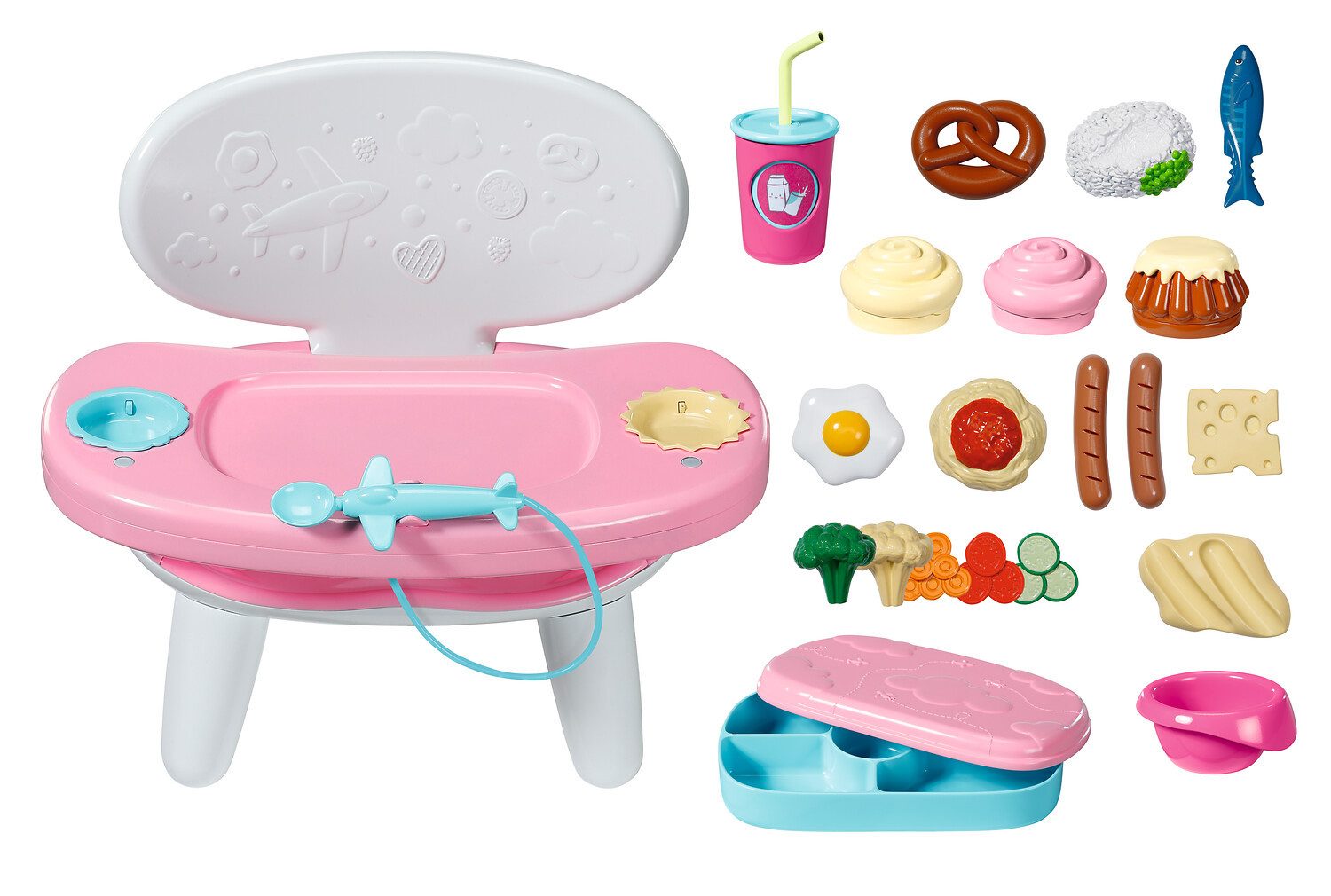 Baby Born Puppentisch Füttertisch, mit Licht, Sound und Zubehör