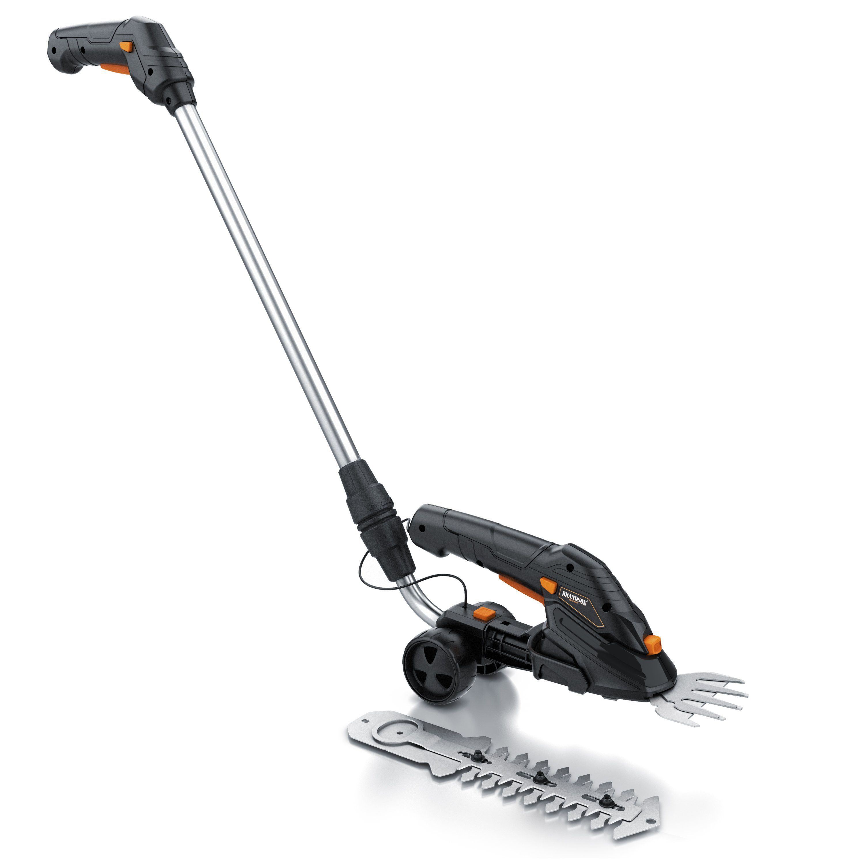Brandson Akku-Grasschere, bis 1,3 m Arbeitshöhe, elektrische Garten Strauch günstig online kaufen