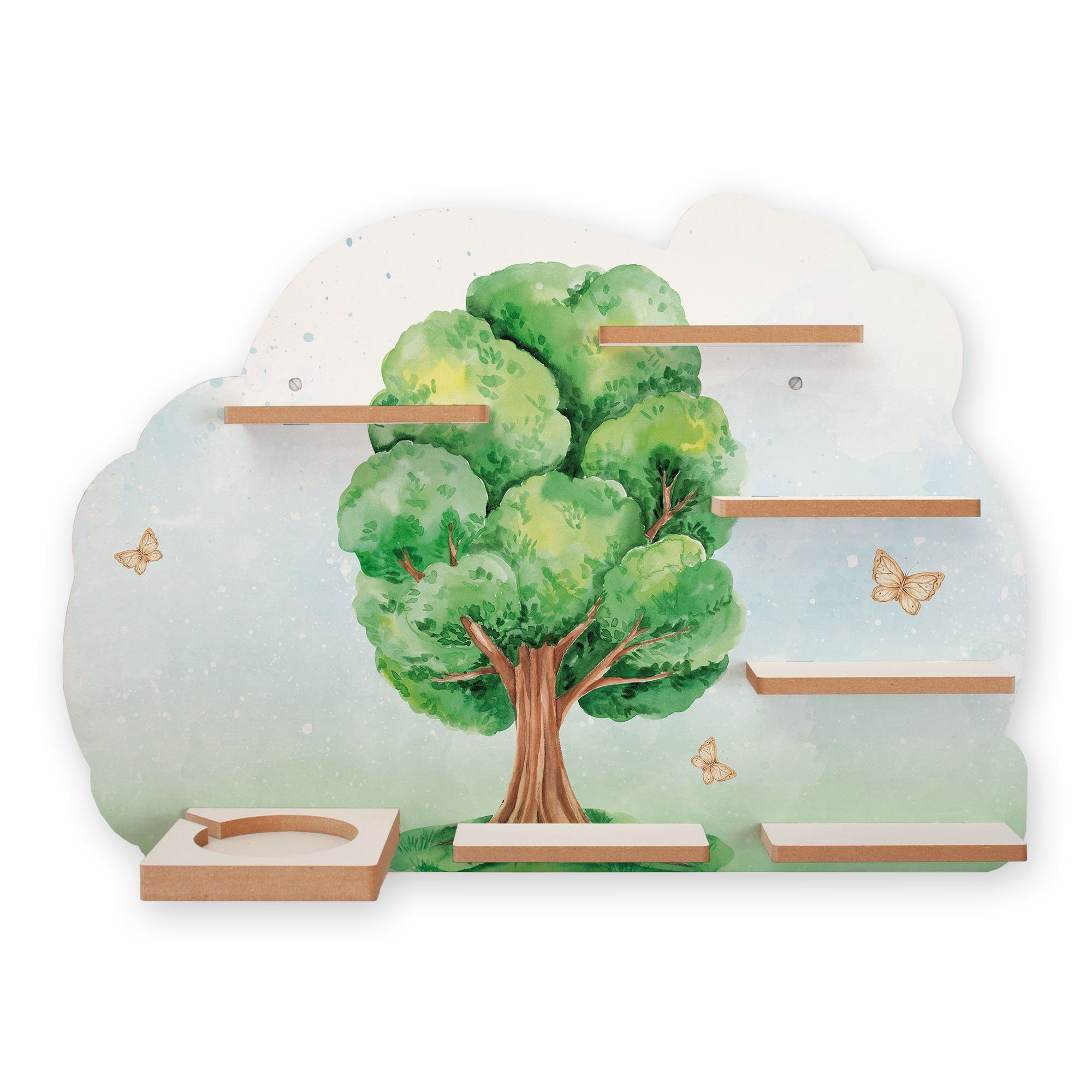Wandregal MUSIKBOX-REGAL Baum