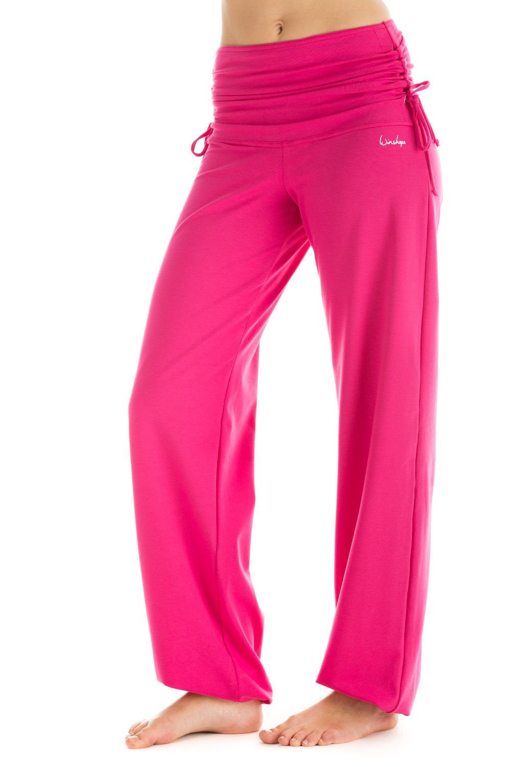 Winshape mit seitlicher WH1 pink Sporthose Raffung