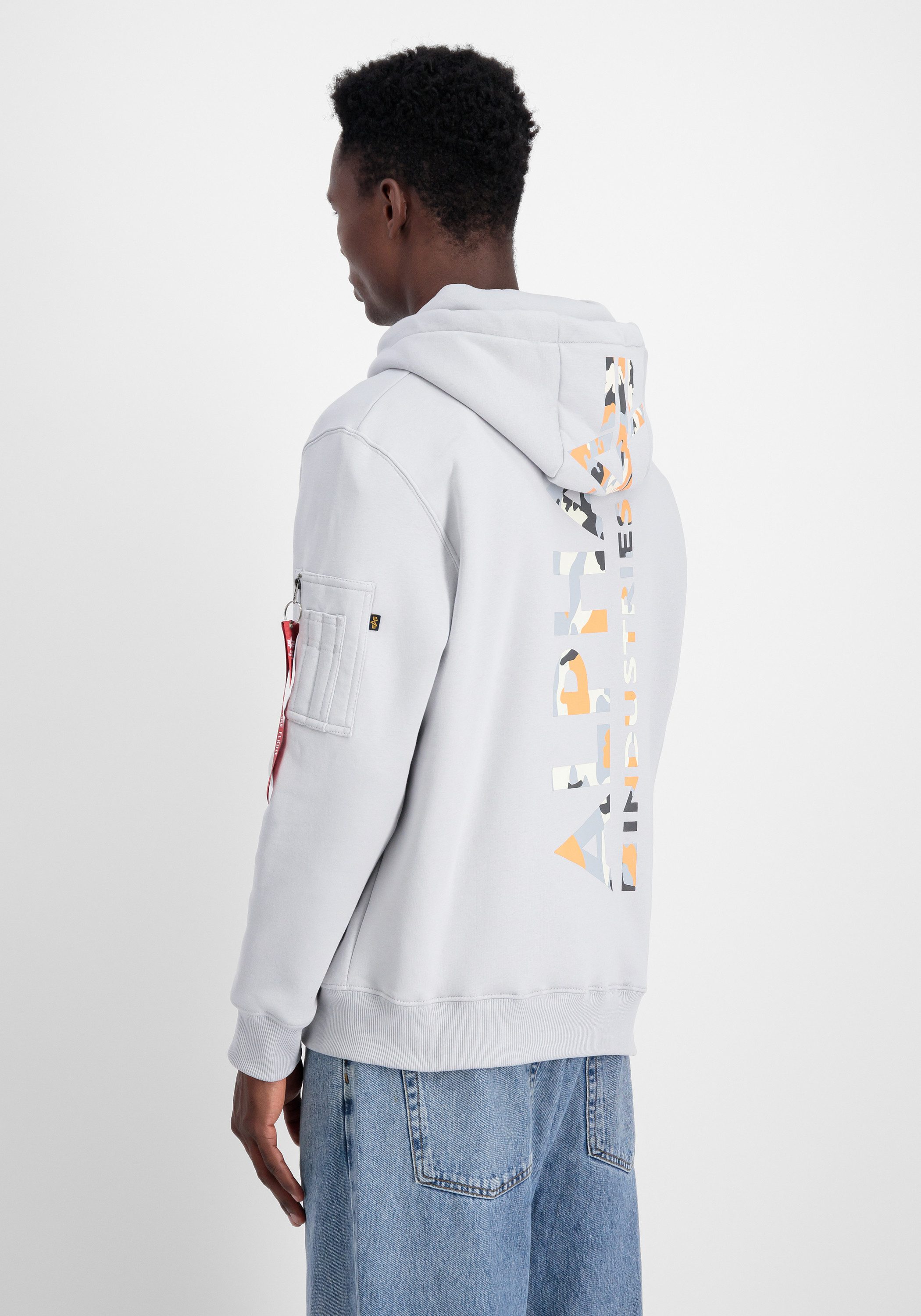 Alpha Industries Hoodie Backprint Hoodie Camo Print
