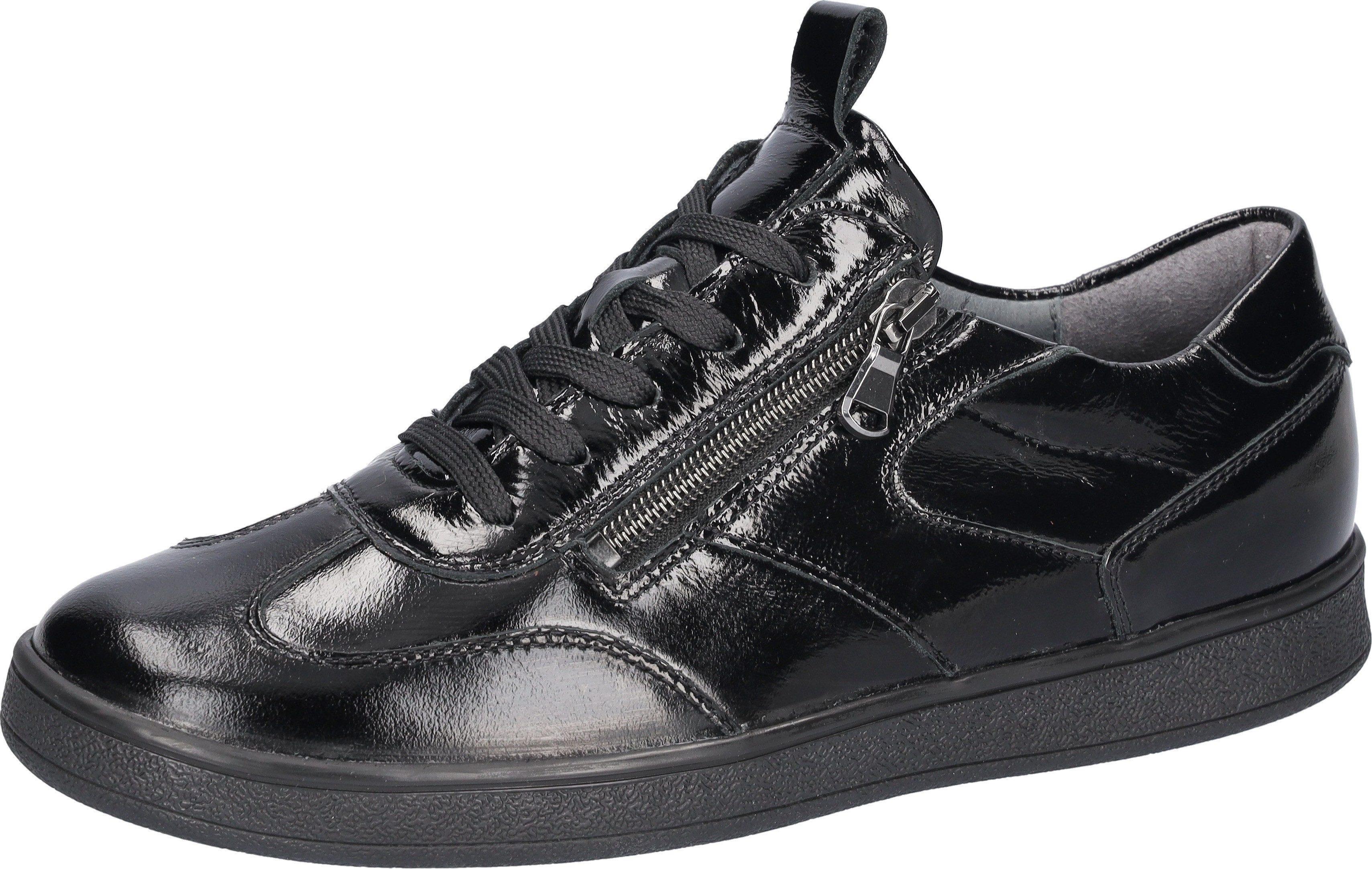 Waldläufer H-Daisy Schnürschuh Lacksneaker, Halbschuh, Bequemschuh in Komfortweite H