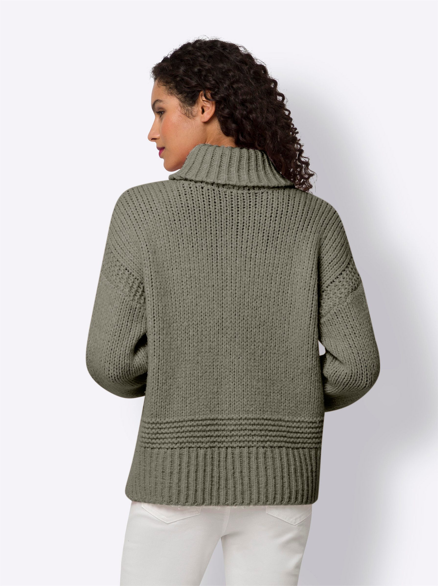 heine Strickpullover Pullover Langarm Struktur