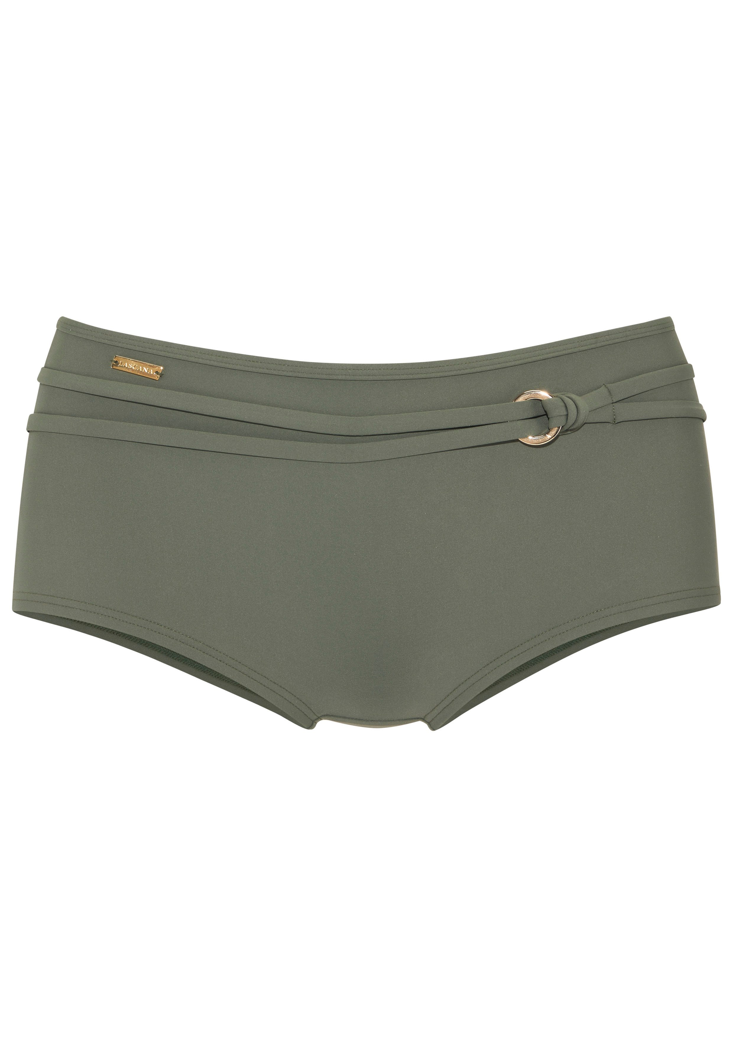 LASCANA Bikini-Hotpants Italy mit Ziergürtel günstig online kaufen
