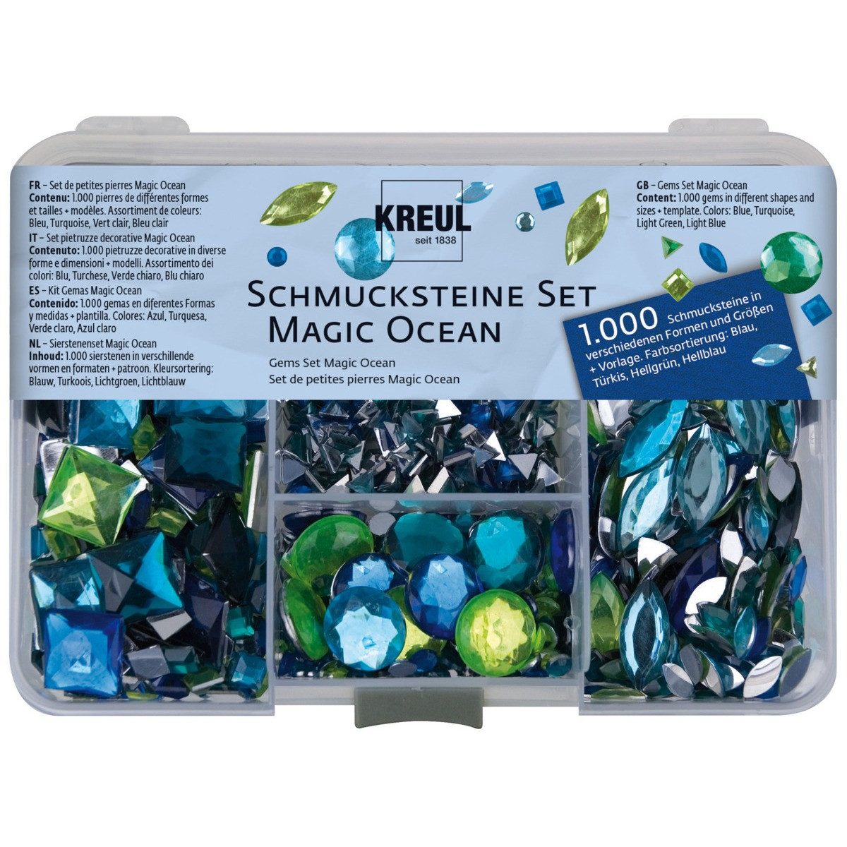 C. KREUL Stein KREUL Schmucksteine Set Magic Ocean