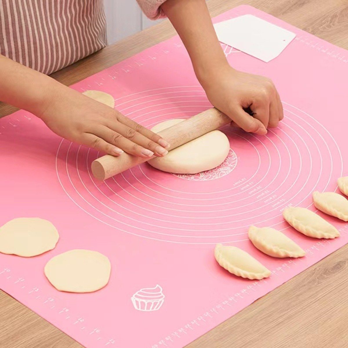 Jormftte Backmatte Backmatte Gebäck Antihafte,für ausrollmatte Pizza teigunterlage