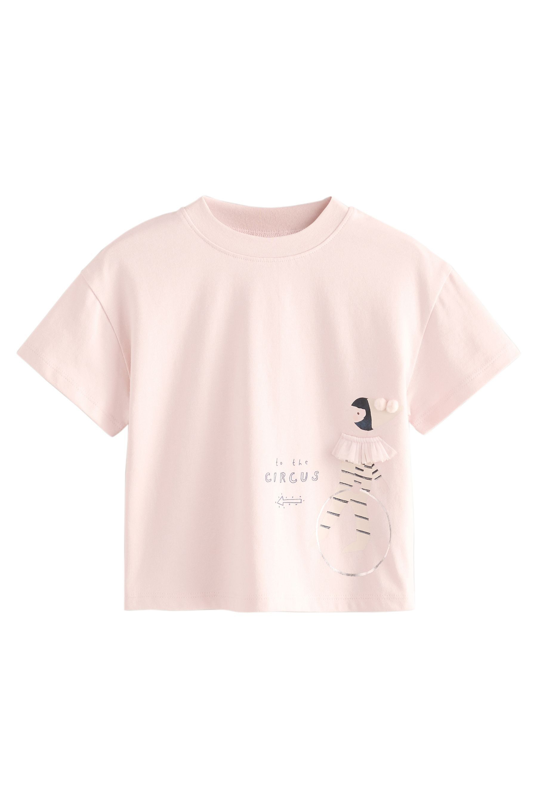 T-Shirt Kurzarmshirt aus 100 % Baumwolle