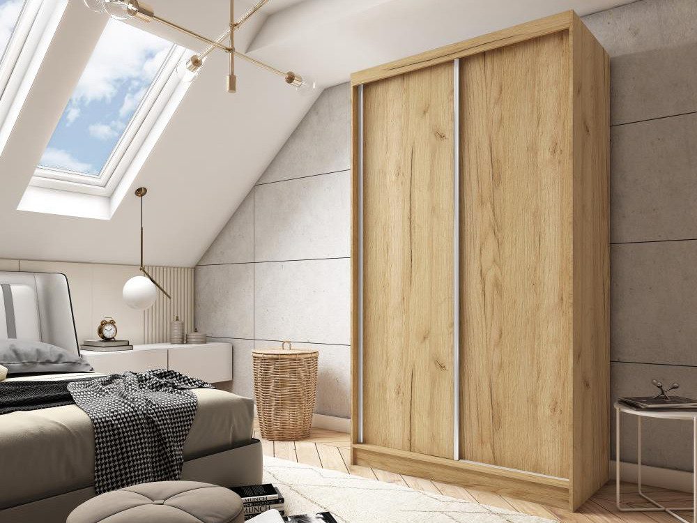 Beautysofa Kleiderschrank MARIO II Breite: 120 günstig online kaufen